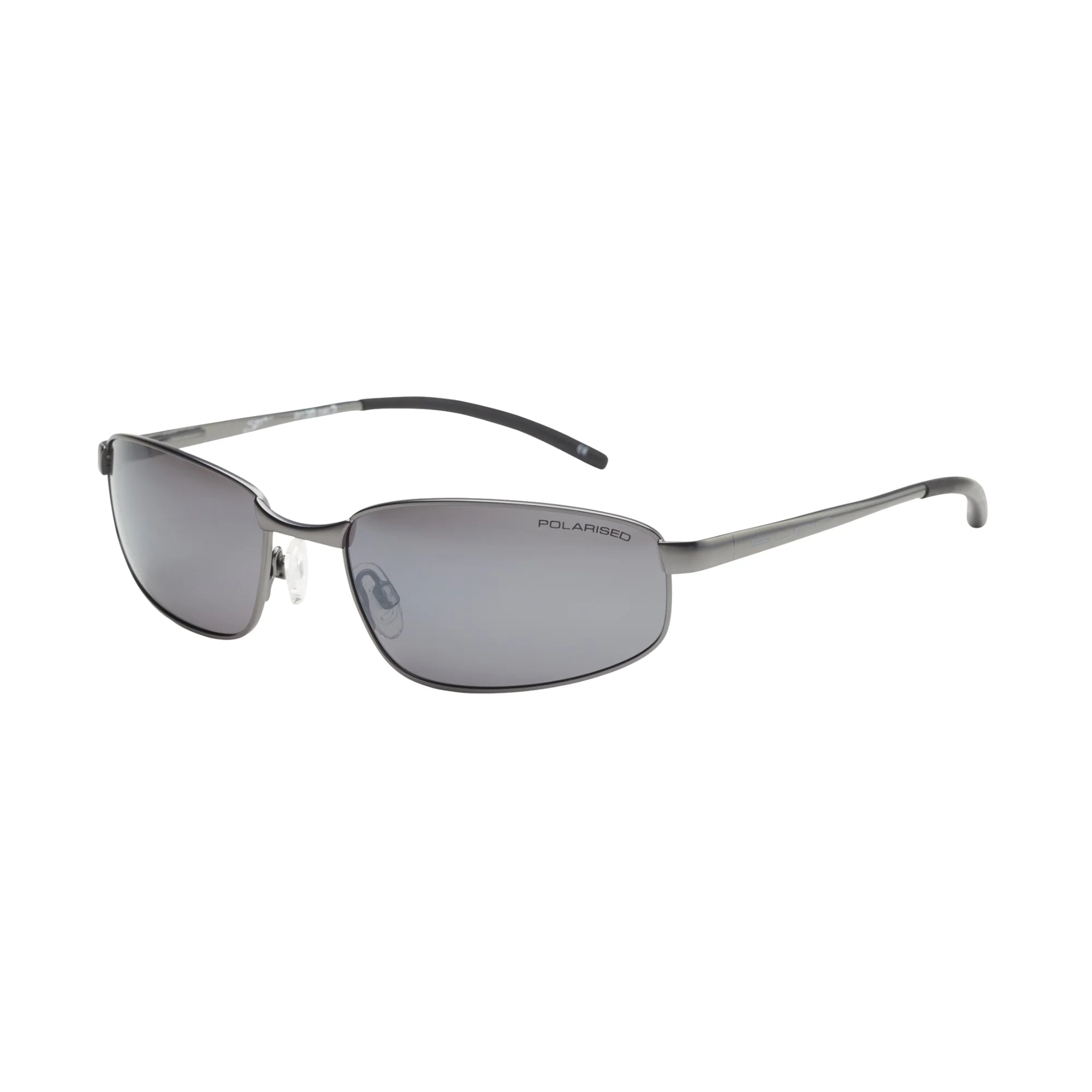 Bloc Eyewear Square Sunglasses (Polarised Grey Lens/Gunmetal Frame)
