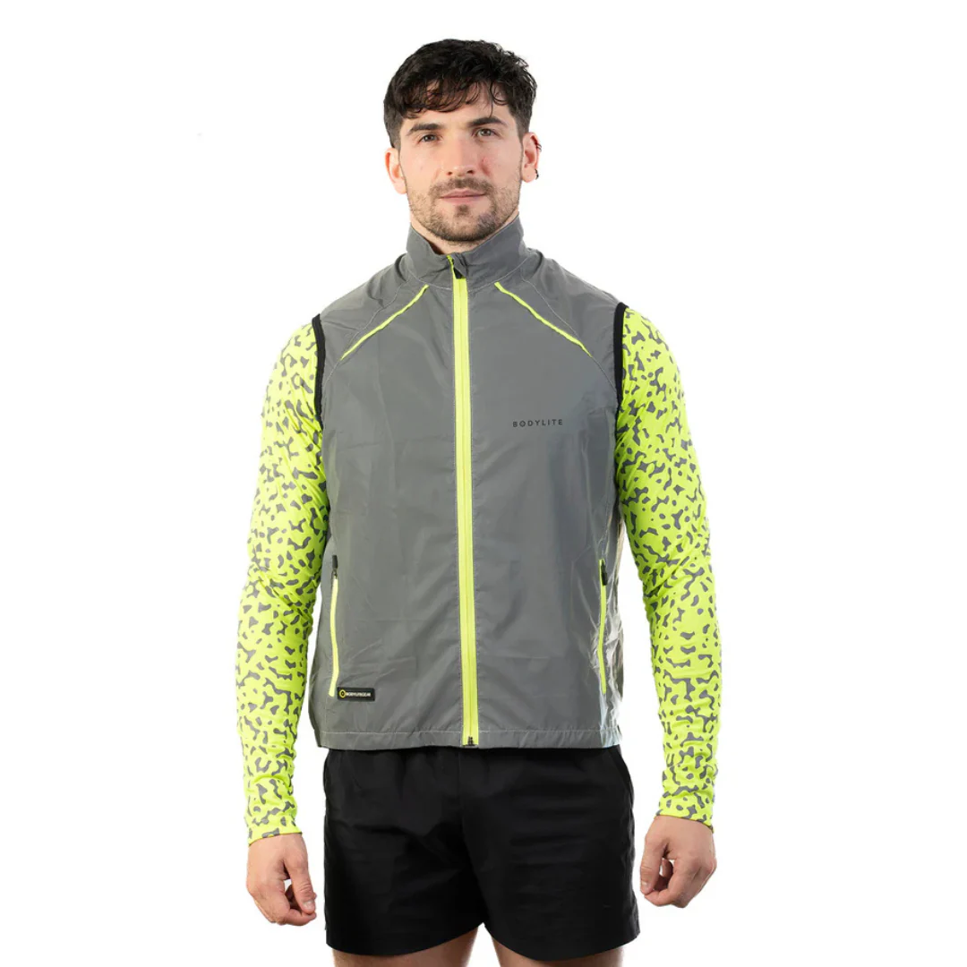 Bodylite Gear Unisex Fully Reflective Gilet (Reflective Silver) - Image 2