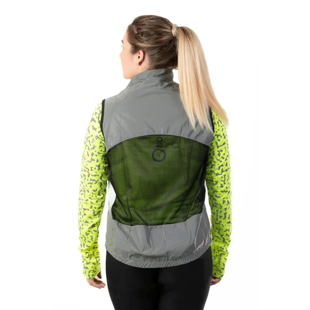 Bodylite Gear Unisex Fully Reflective Gilet (Reflective Silver) - Image 3