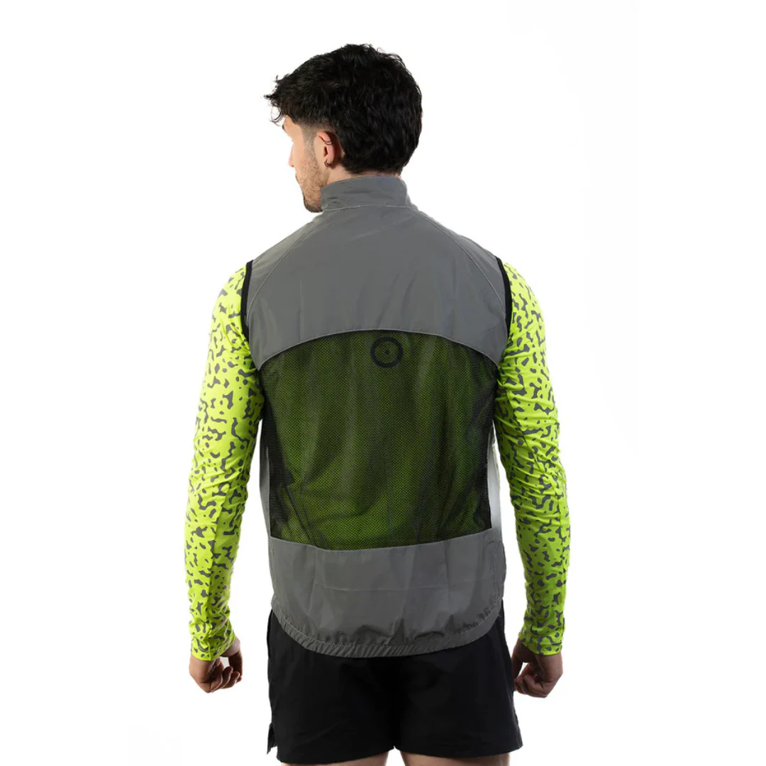 Bodylite Gear Unisex Fully Reflective Gilet (Reflective Silver) - Image 4