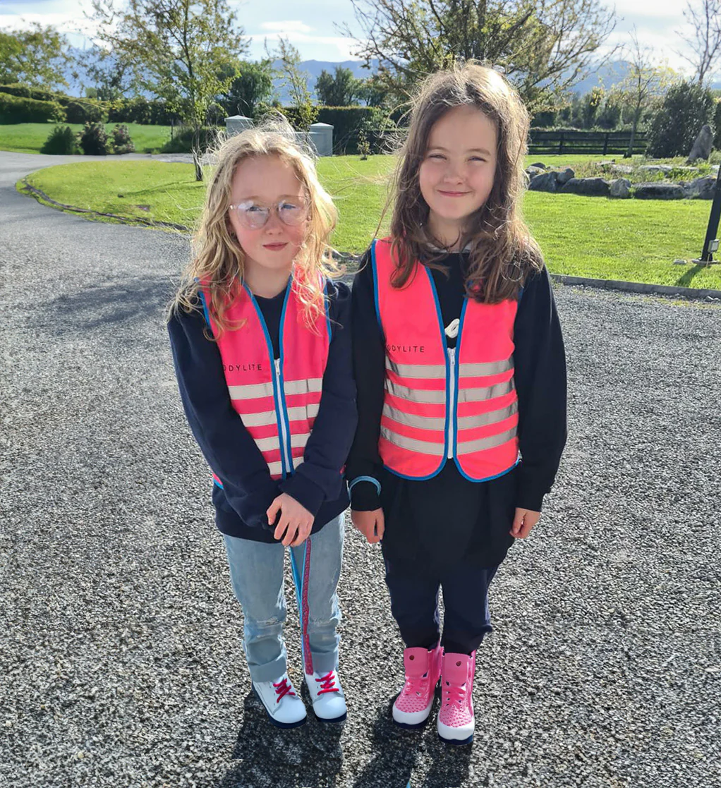 Bodylite Gear Kids Reflective Vest (Pink) - Image 3