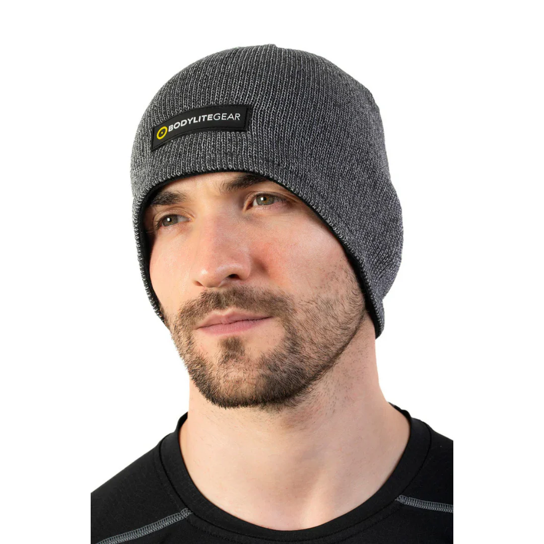 Bodylite Gear Unisex Reflective Beanie (Black) - Image 2