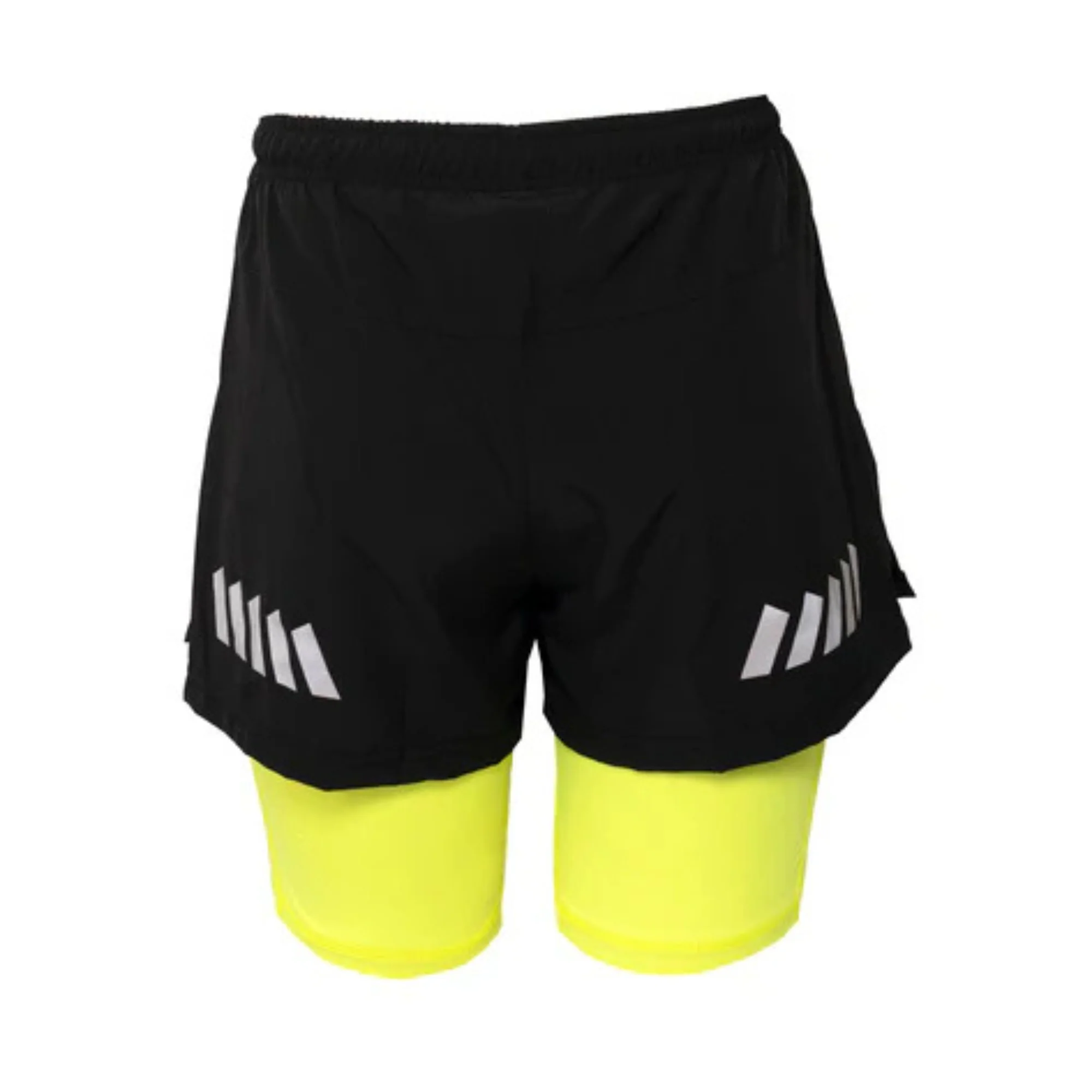 Bodylite Unisex Reflective Shorts (Neon Yellow) - Image 2