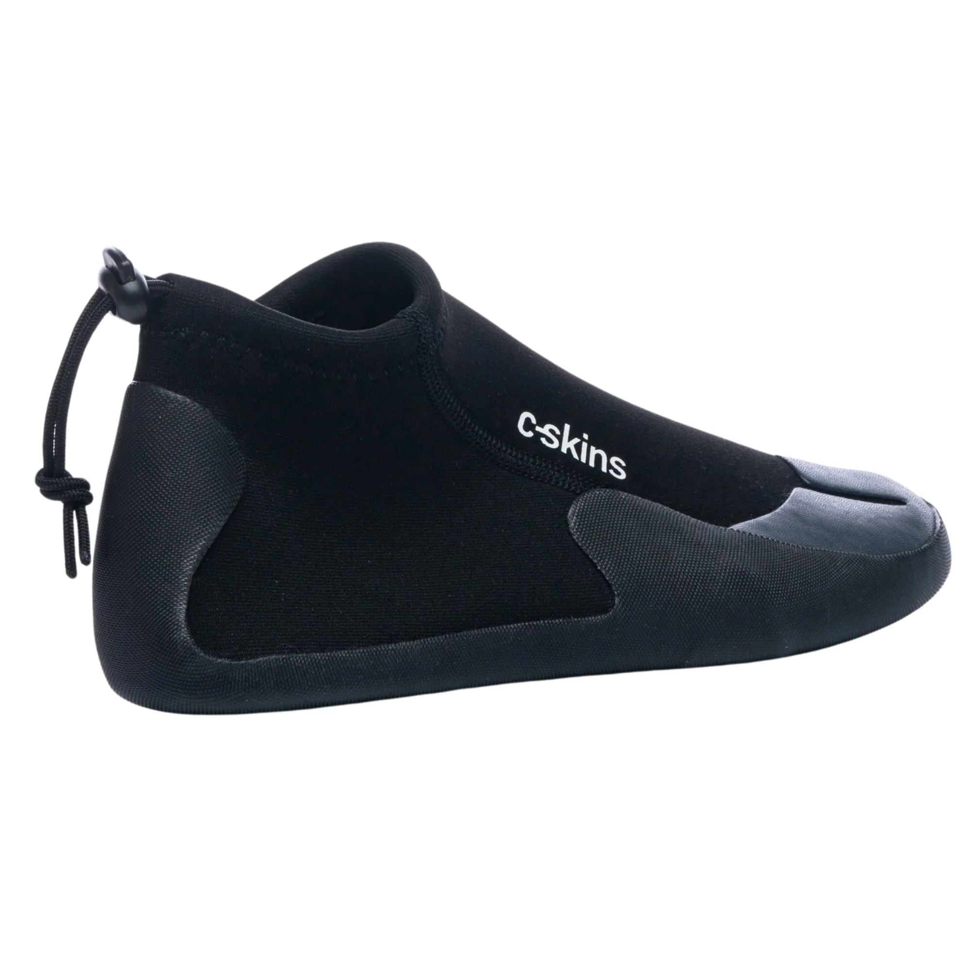 C-Skins Unisex Legend Round Toe Flatlock Thermal Swim/Watersports Reef Slippers (Black/Charcoal)(3mm) - Image 6