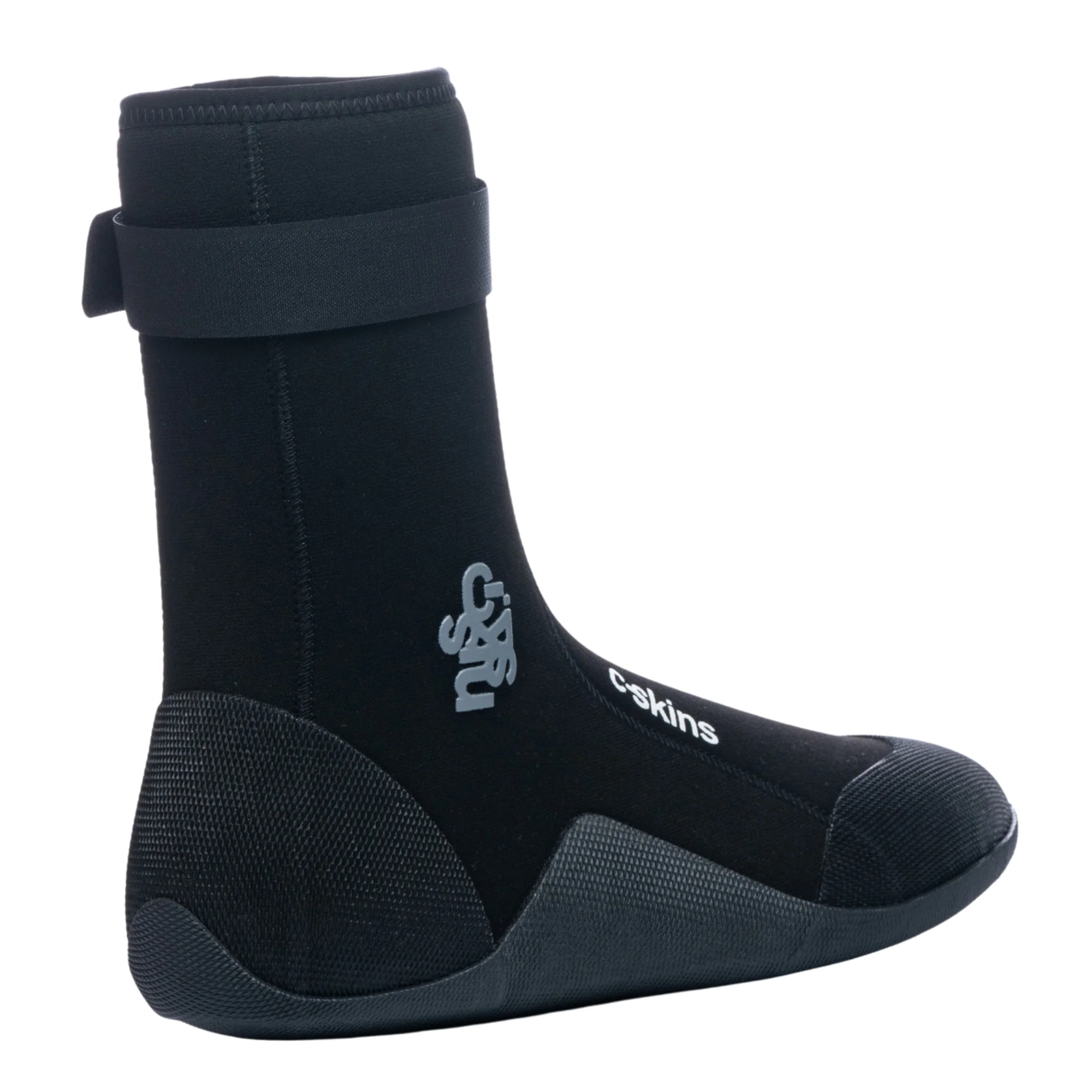 C-Skins Unisex Legend PolyPro Round Toe GBS Neoprene Thermal Swim/Watersports Boots (Black/Charcoal)(6mm) - Image 6