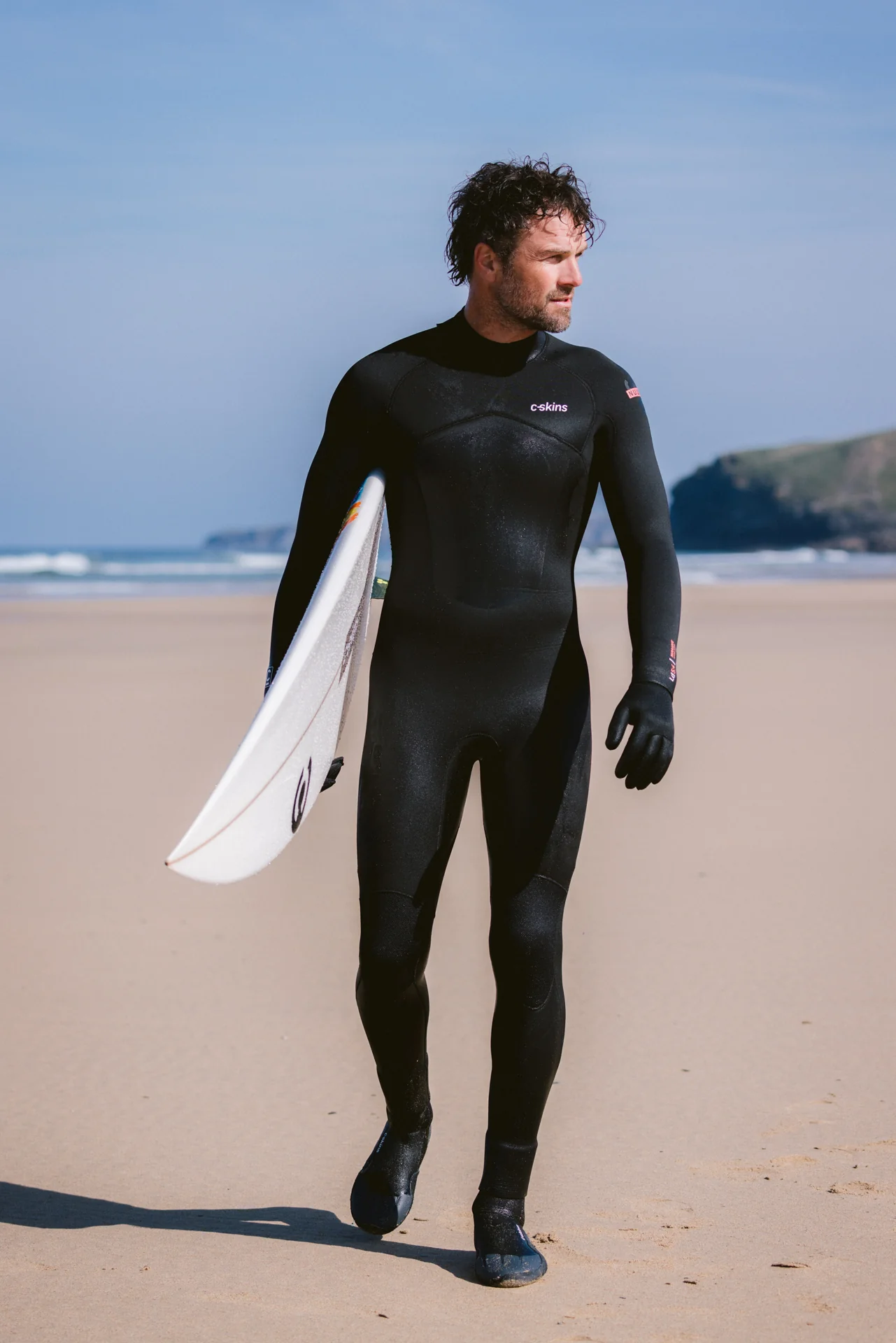 C-Skins Men's NuWave Legend 5/4/3mm Back Zip GBS Steamer (Black/Neon Flare) - Image 9