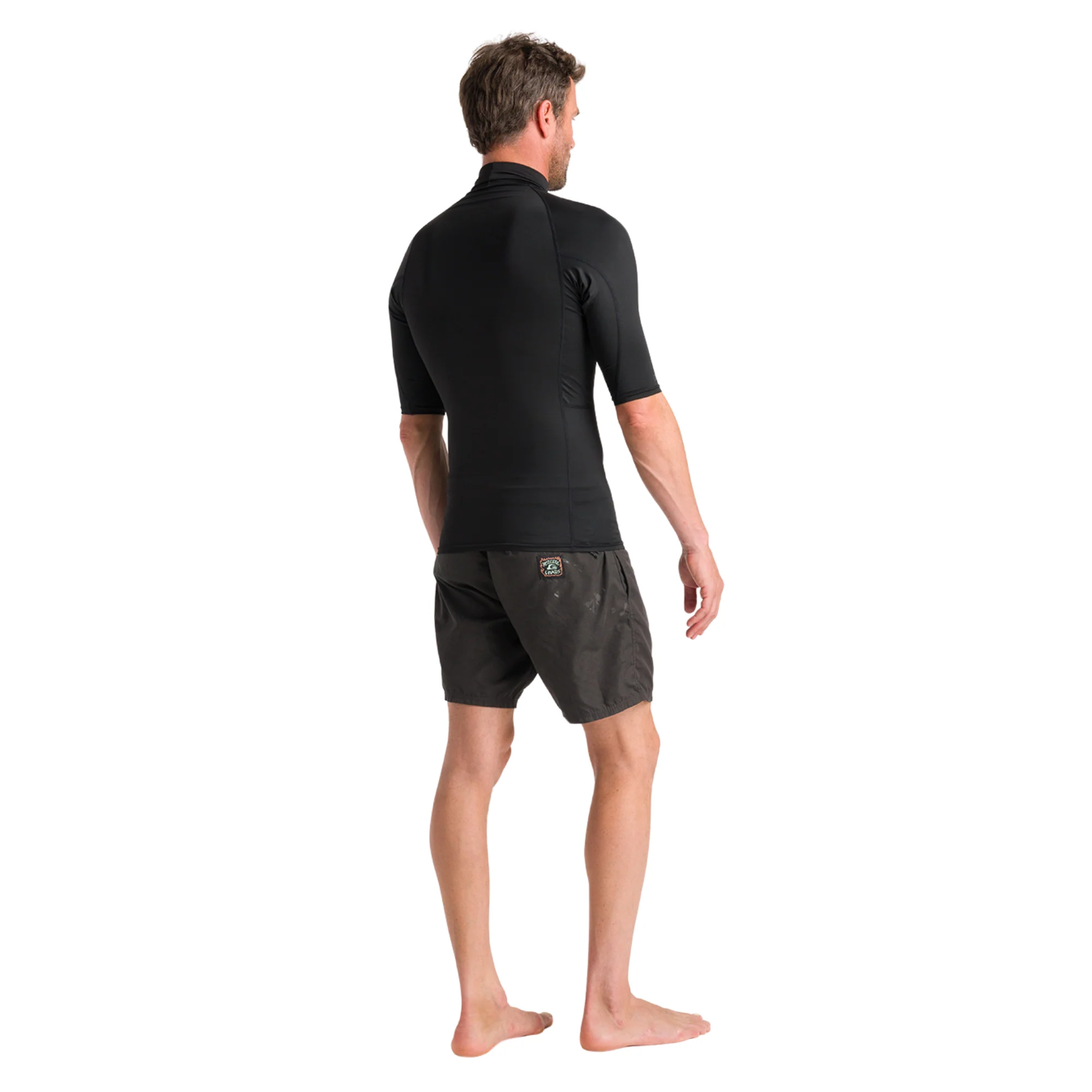 C-Skins Men's NuWave Rash X Short Sleeve Rash Vest (Black) - Image 6