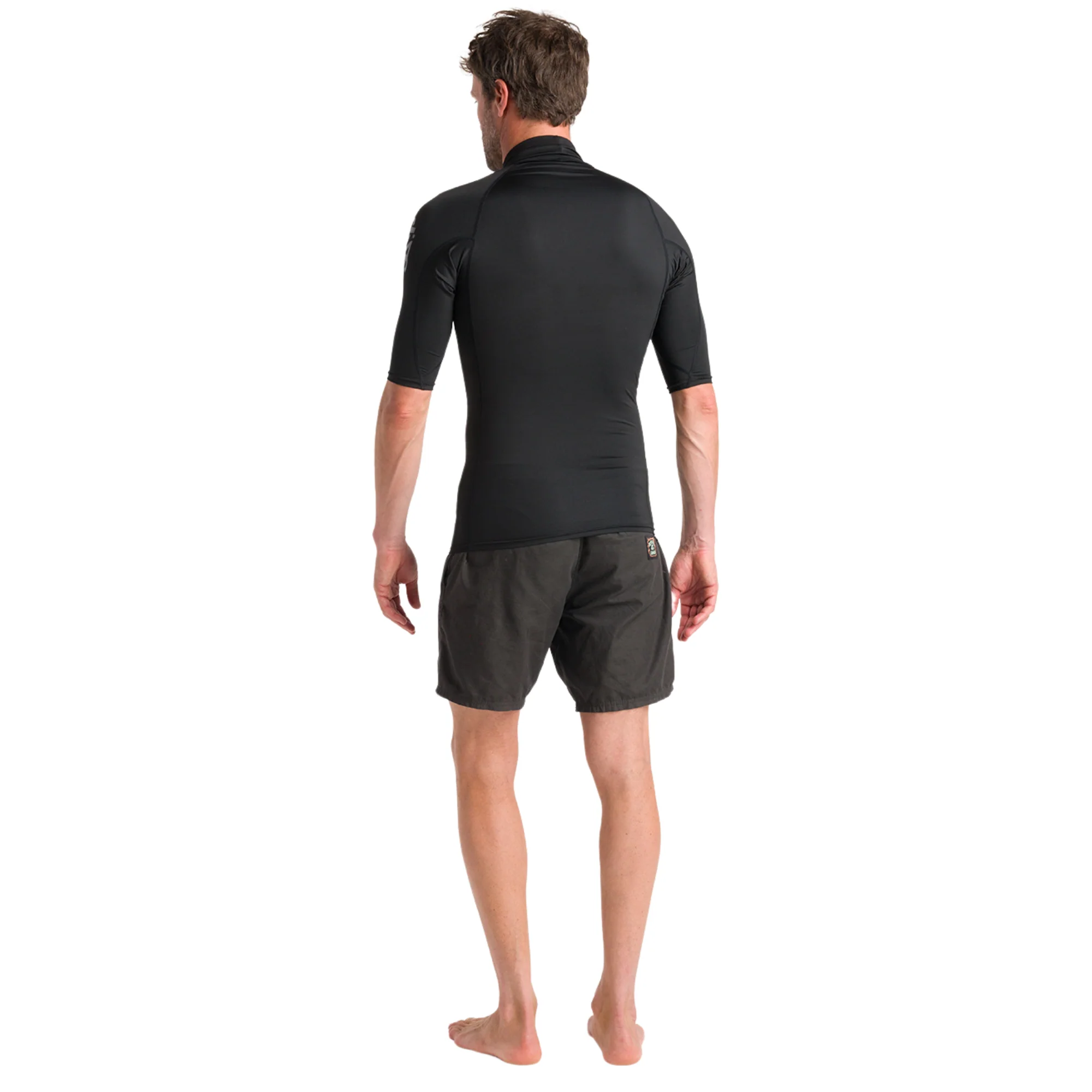 C-Skins Men's NuWave Rash X Short Sleeve Rash Vest (Black) - Image 7