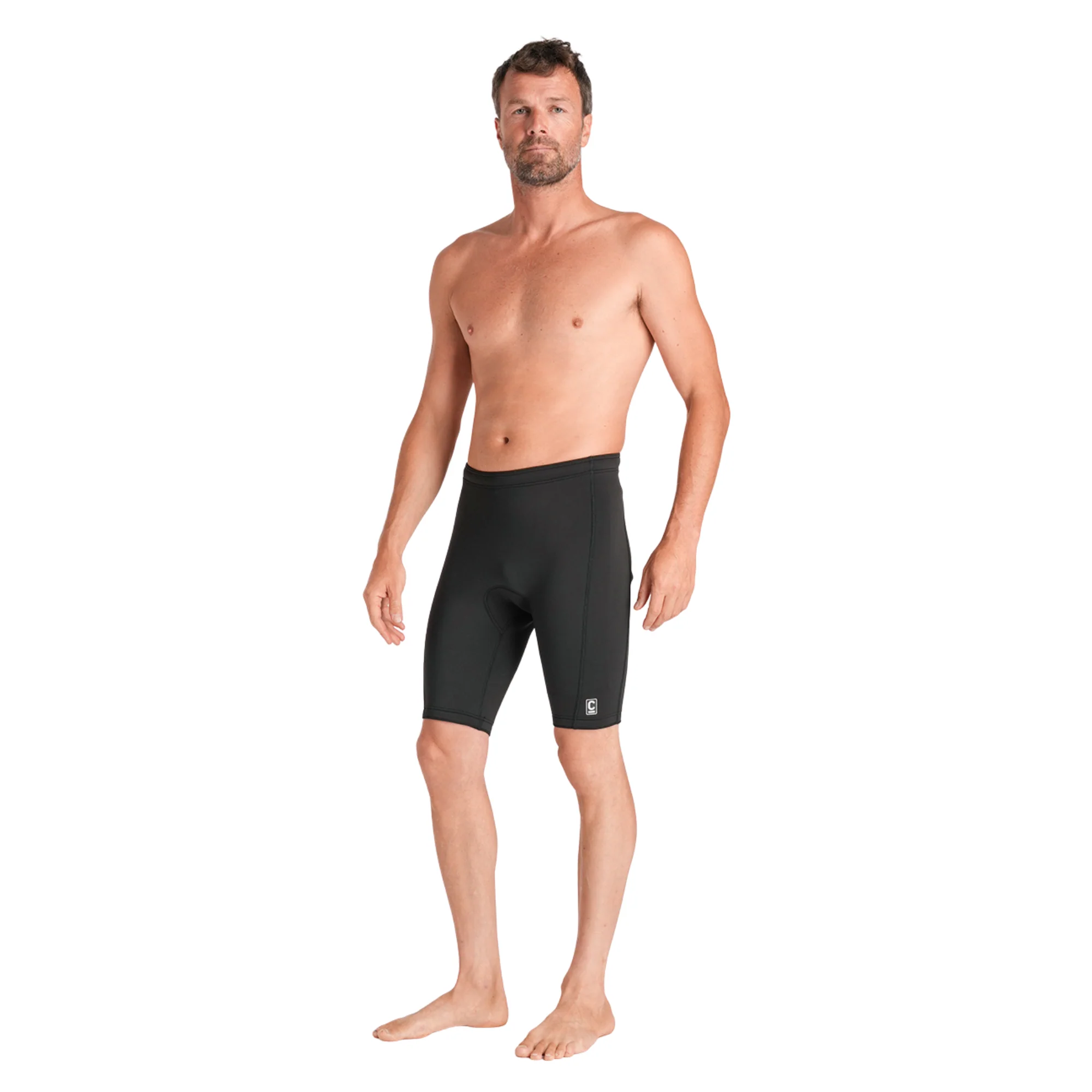 C-Skins Men's NuWave Legend 2/2mm UPF50 Neoprene Shorts (Black) - Image 2