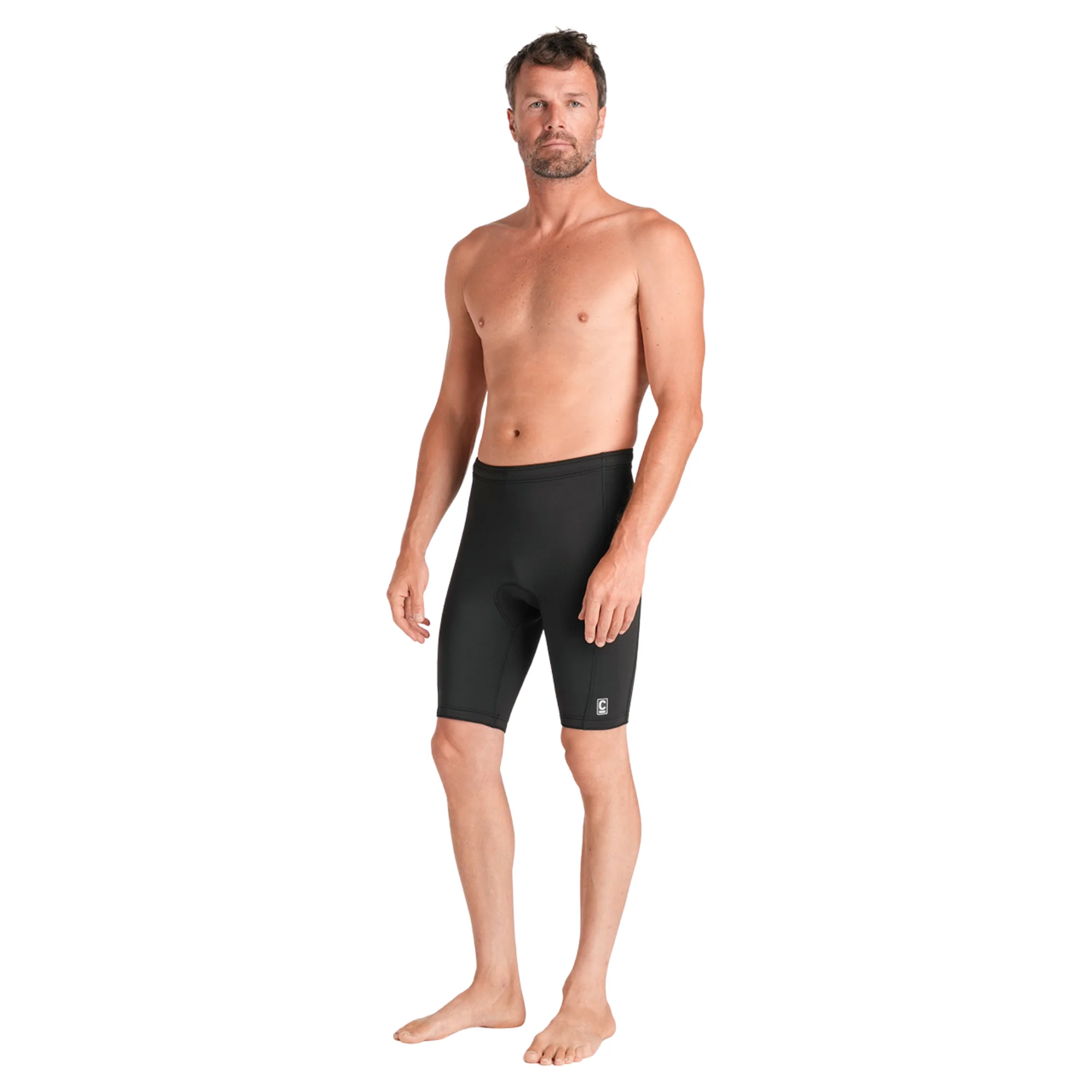 C-Skins Men's NuWave Legend 2/2mm UPF50 Neoprene Shorts (Black) - Image 5