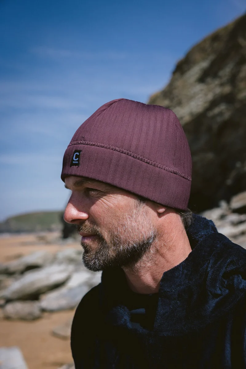 C-Skins Unisex Storm Chaser Thermal Neoprene Swim/Watersports Beanie (Rust)(2mm) - Image 4