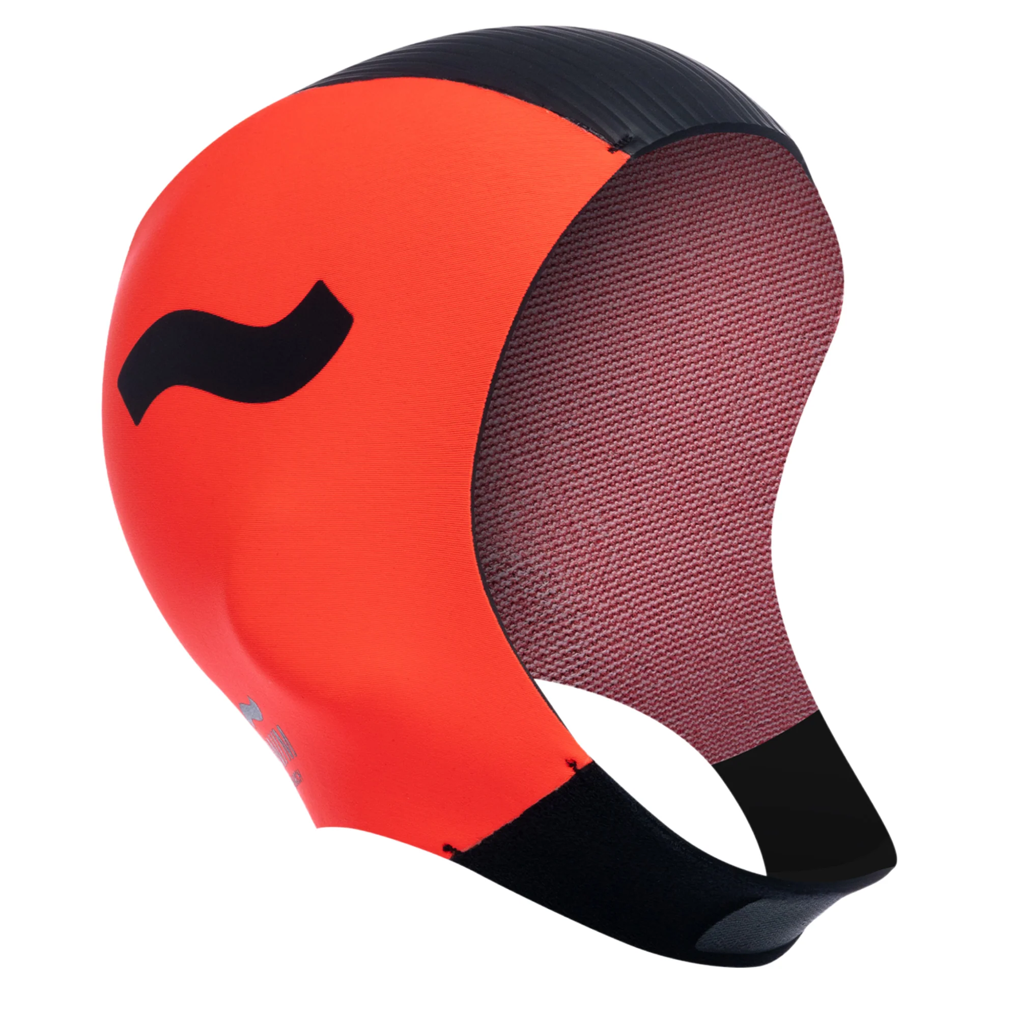 C-Skins Unisex Swim Research Thermal Swim/Watersports GBS Neoprene Cap (Black/Orange)(3mm) - Image 2