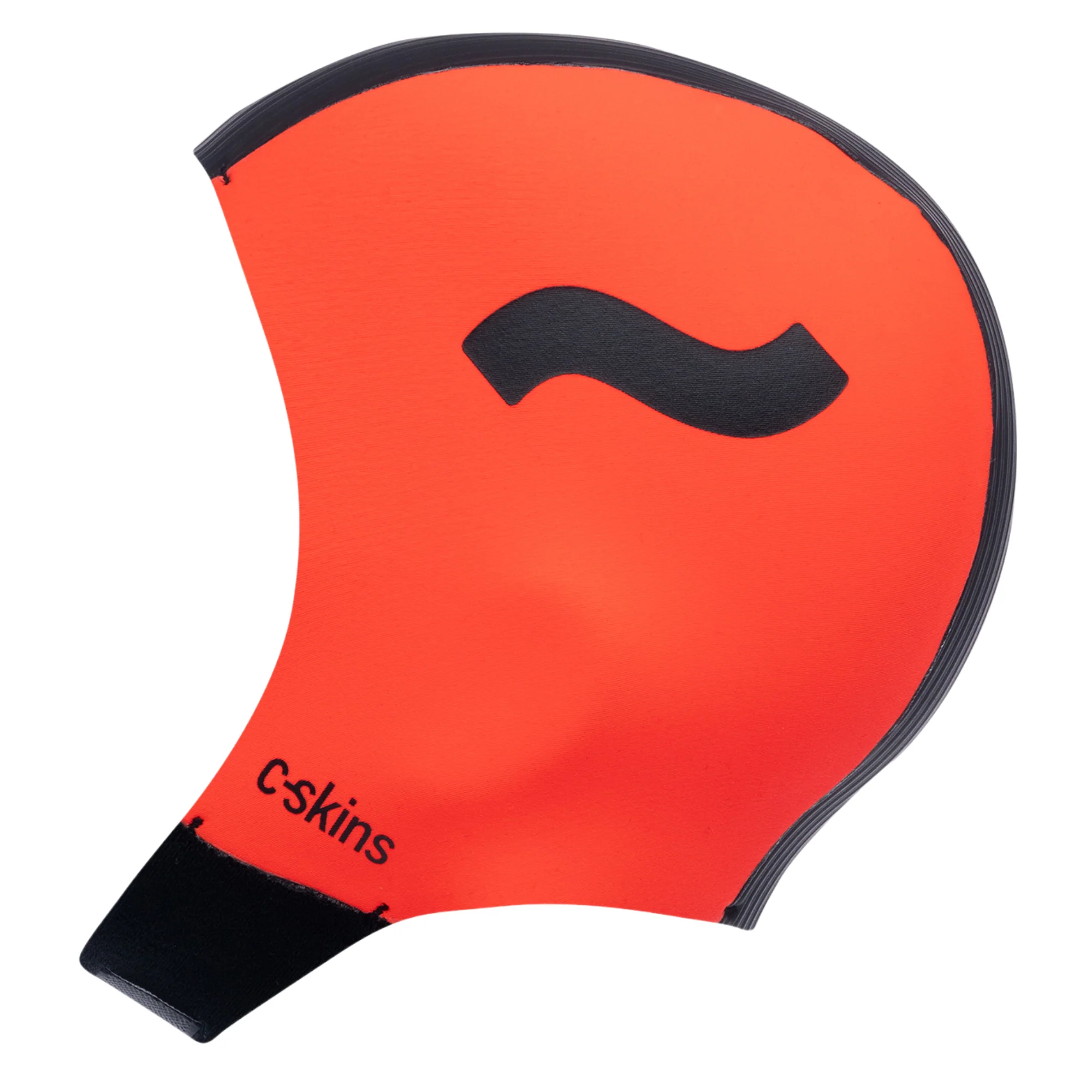 C-Skins Unisex Swim Research Thermal Swim/Watersports GBS Neoprene Cap (Black/Orange)(3mm) - Image 4