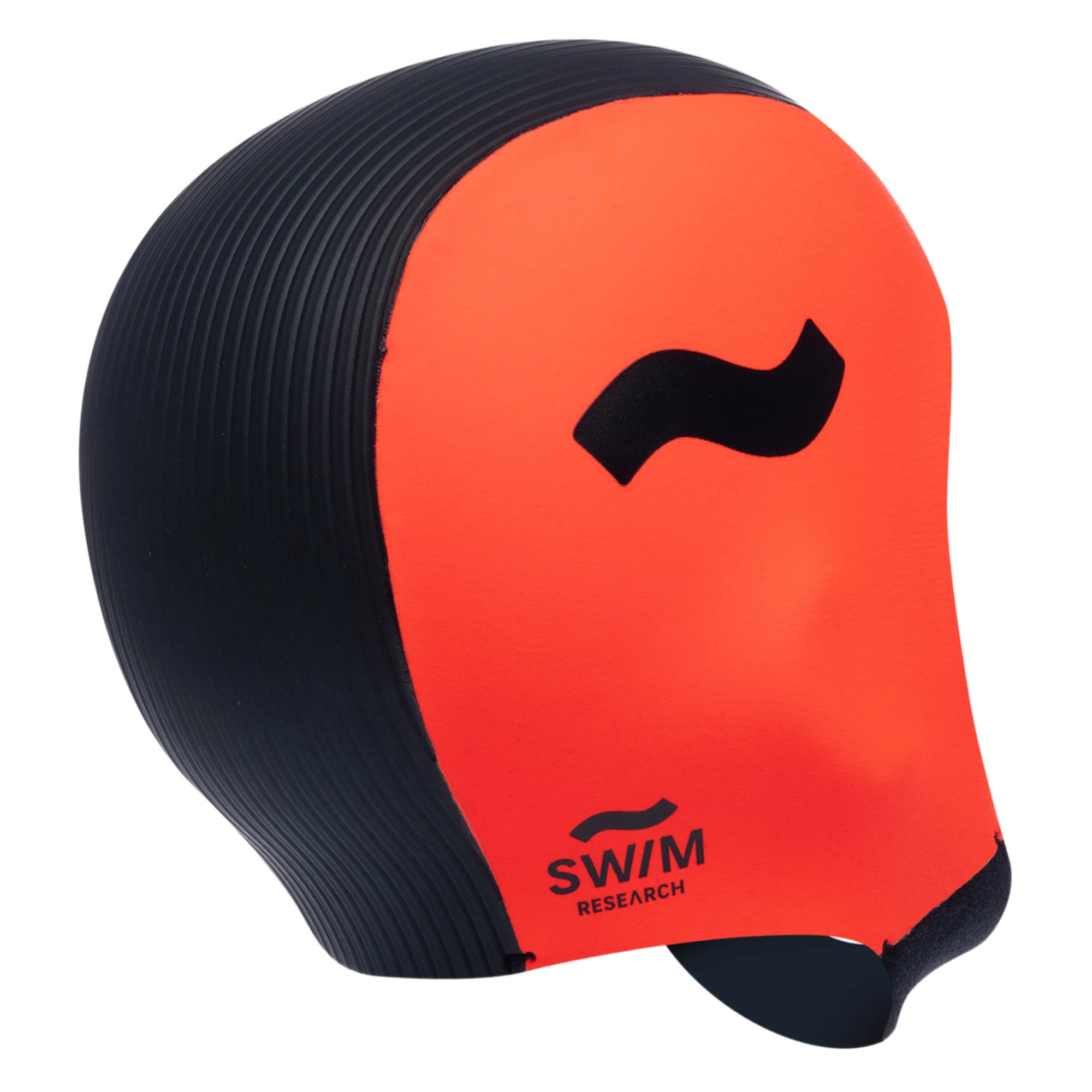 C-Skins Unisex Swim Research Thermal Swim/Watersports GBS Neoprene Cap (Black/Orange)(3mm) - Image 7