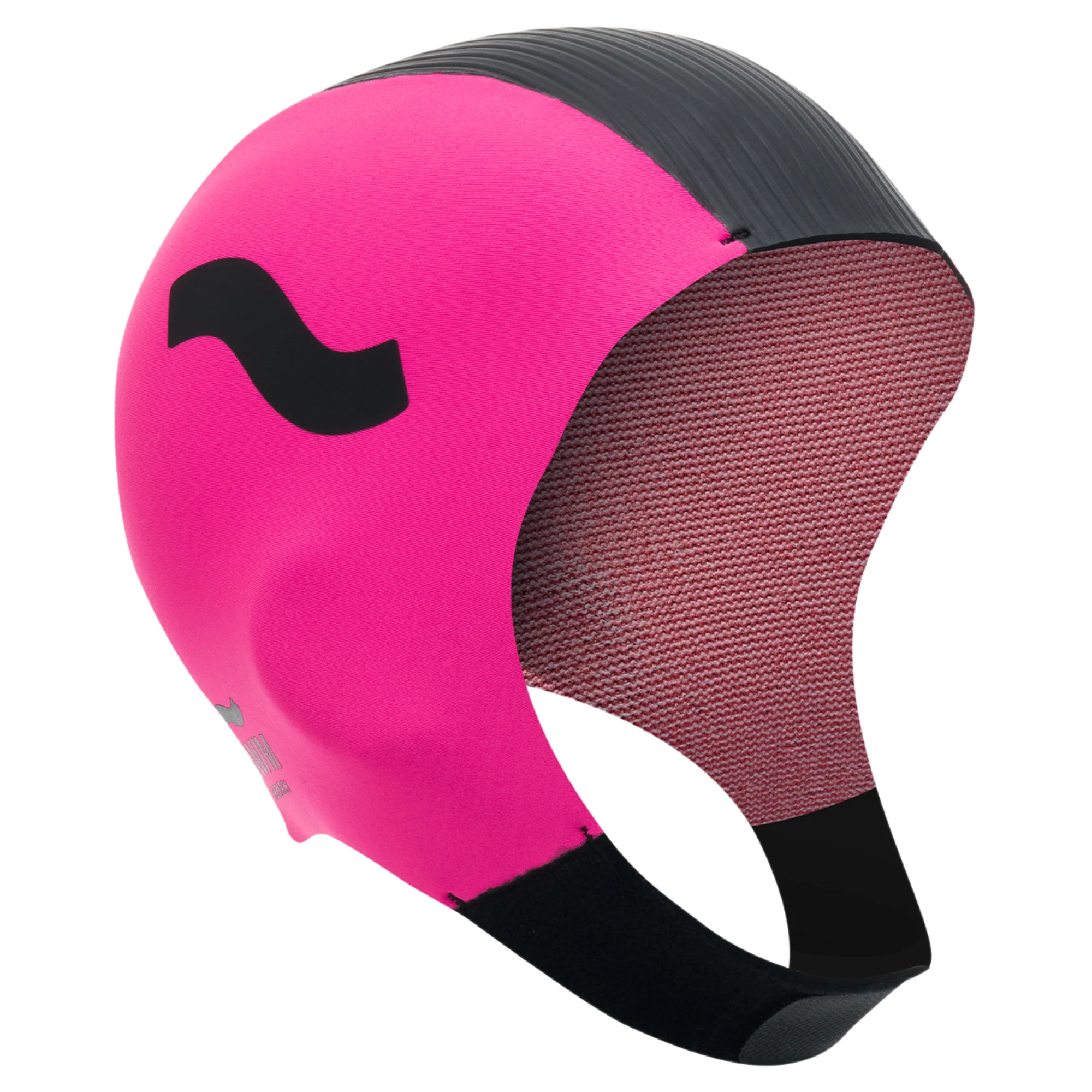 C-Skins Unisex Swim Research Thermal Swim/Watersports GBS Neoprene Cap (Black/Pink)(3mm) - Image 2