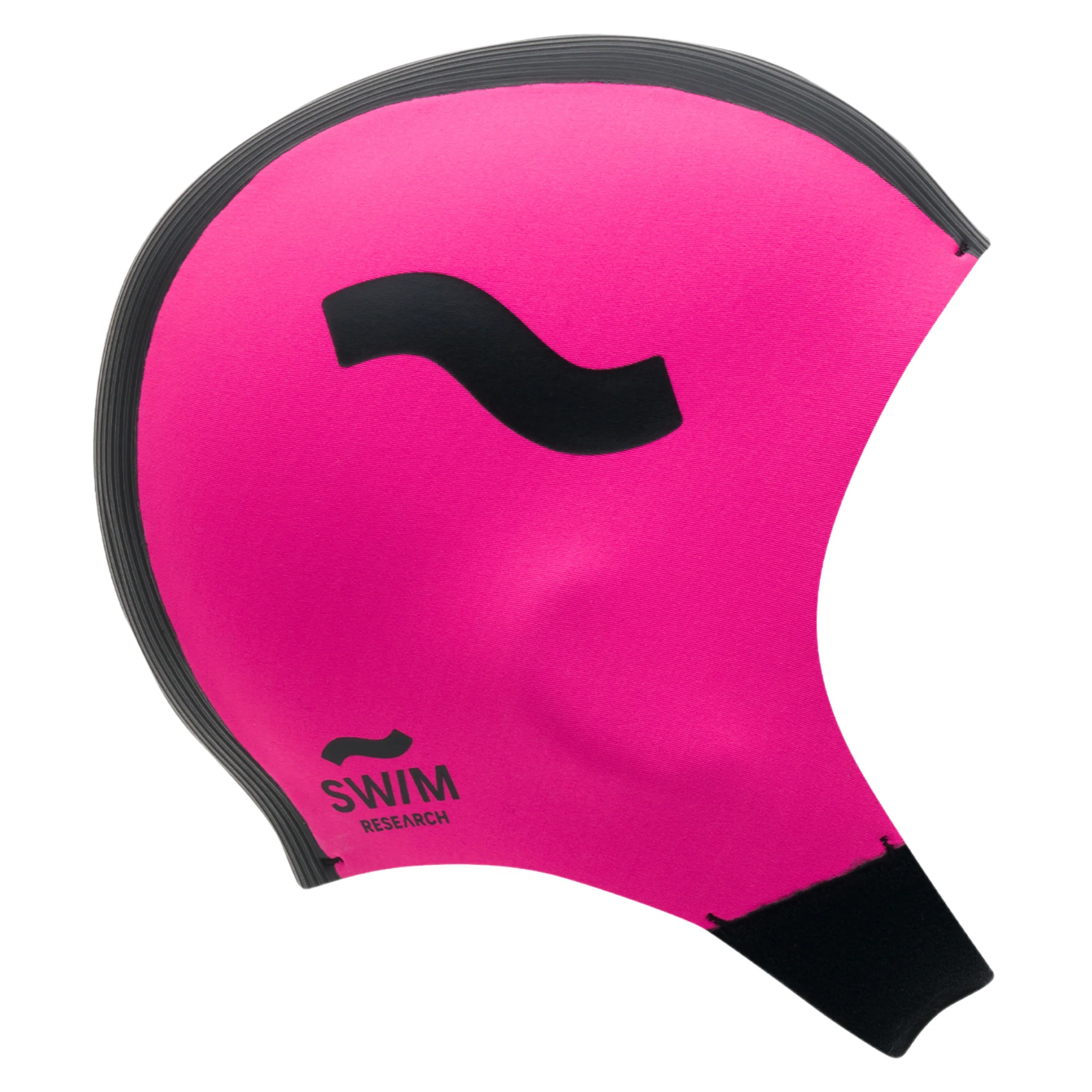 C-Skins Unisex Swim Research Thermal Swim/Watersports GBS Neoprene Cap (Black/Pink)(3mm) - Image 4