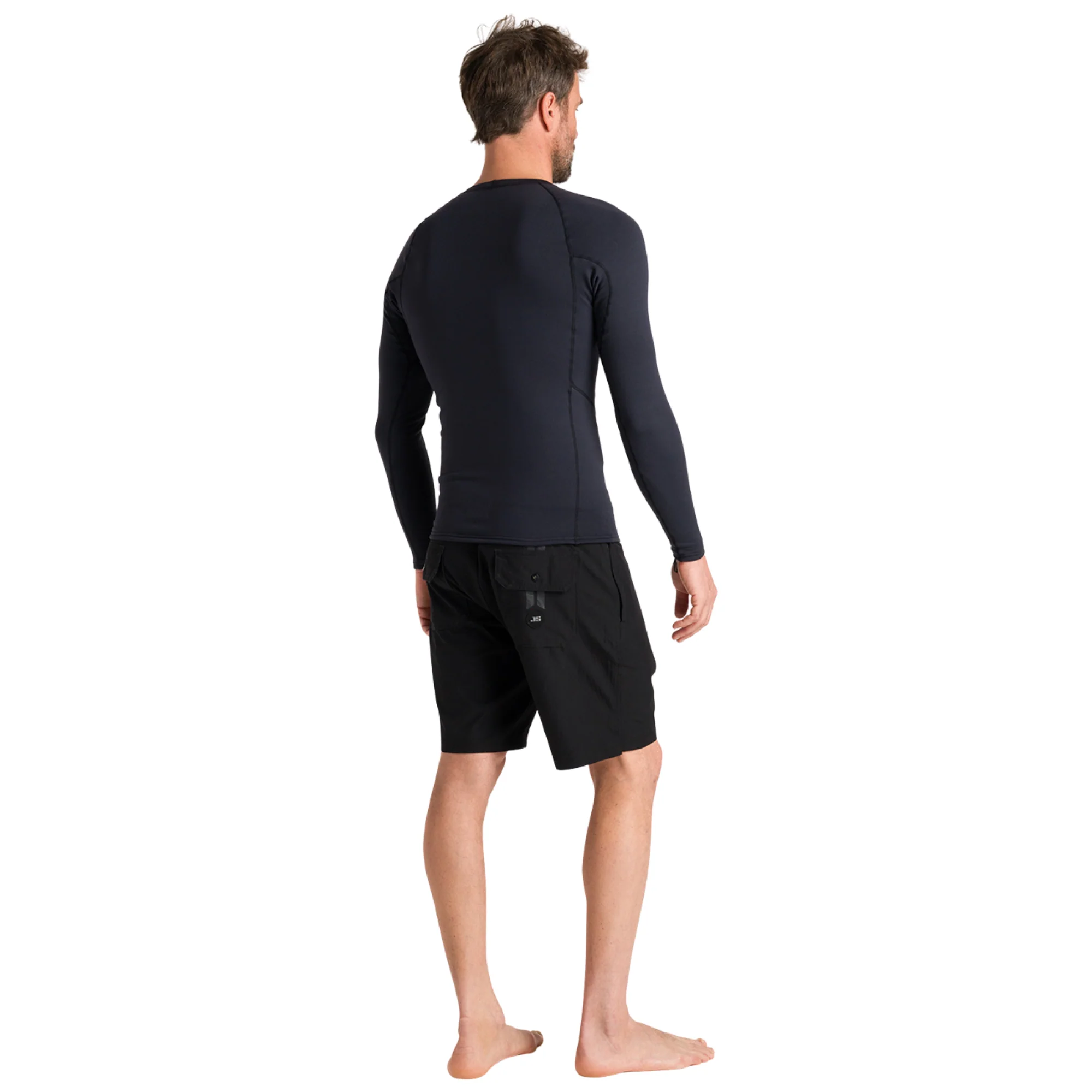 C-Skins Men's HDi Thermal Long Sleeve Rash Vest (Black) - Image 6