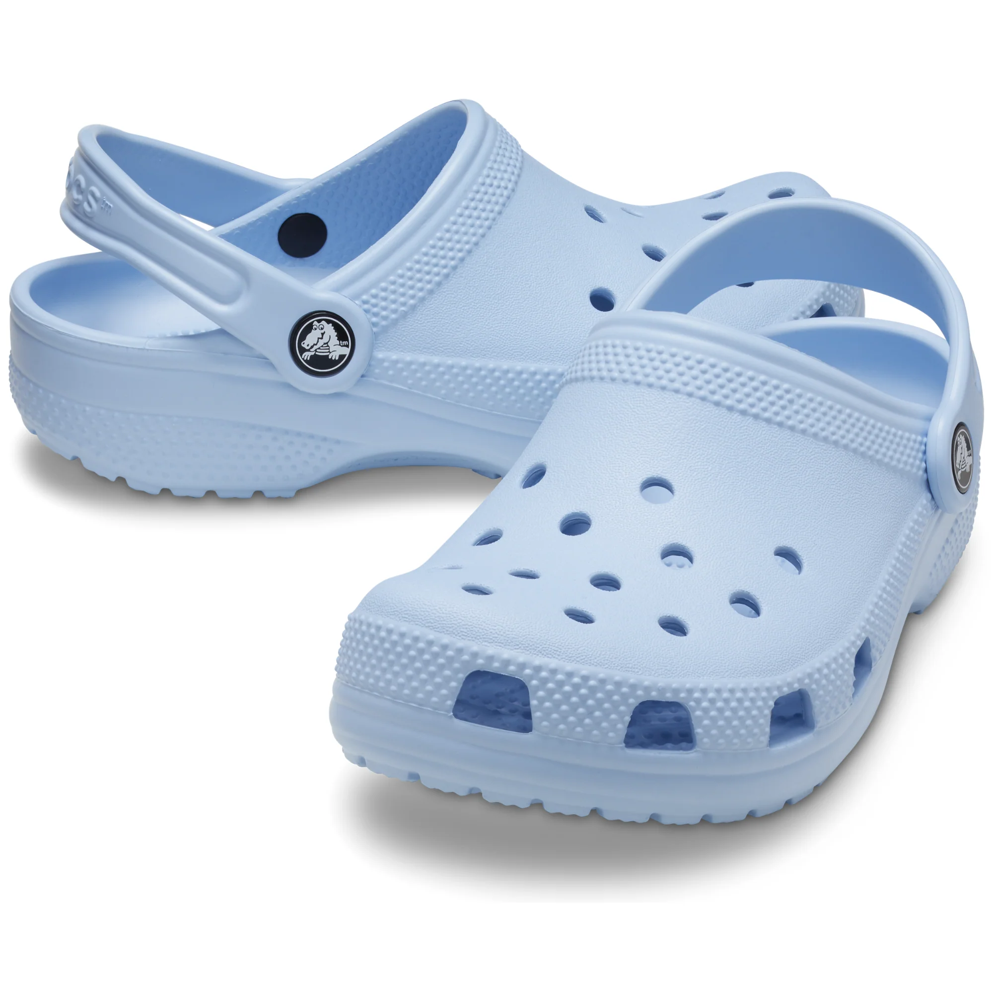 Crocs Classic Clogs - Junior (Blue Calcite)(Sizes C11-J4) - Image 6
