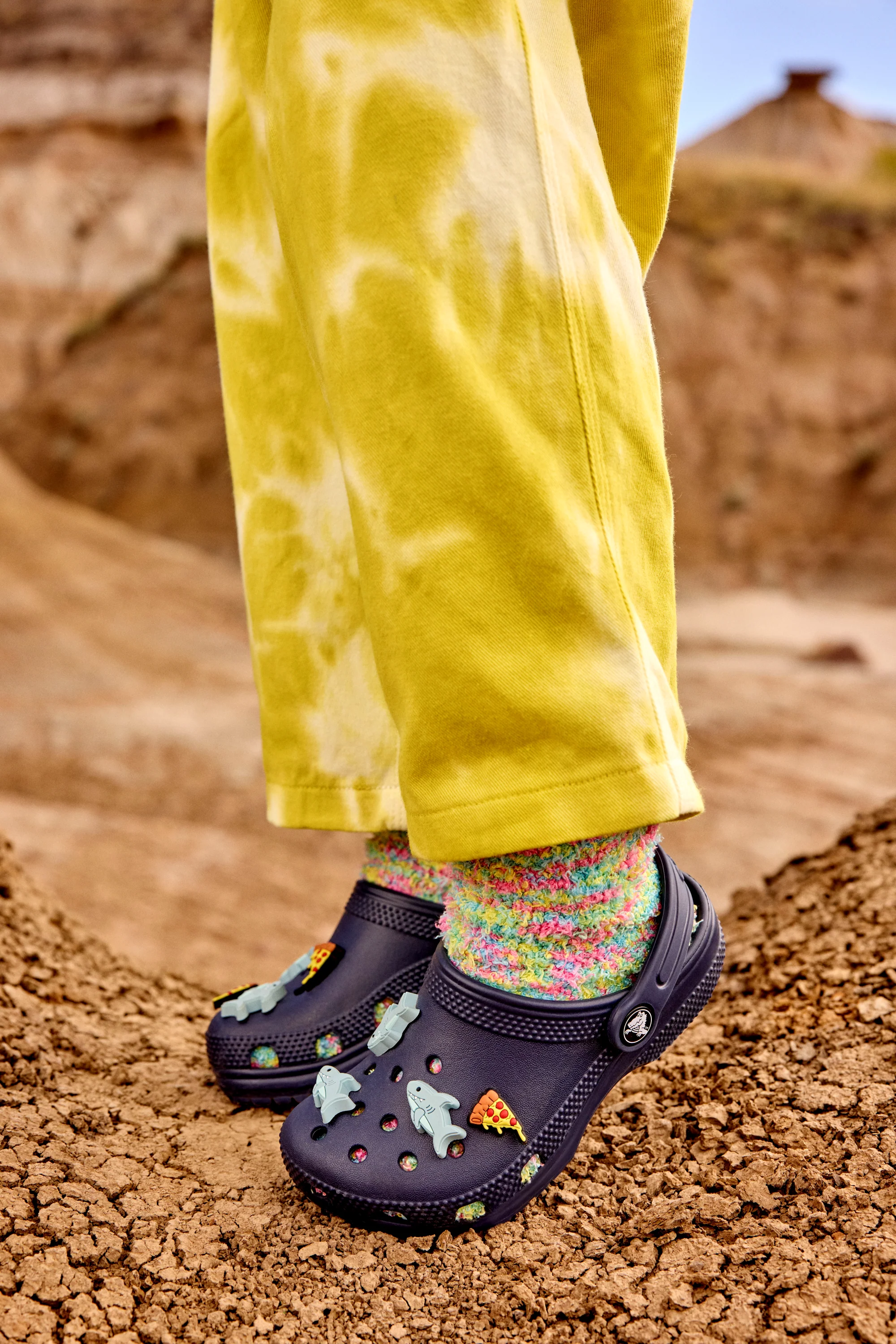 Crocs Classic Clogs - Junior (Navy)(Sizes C11-J4) - Image 14