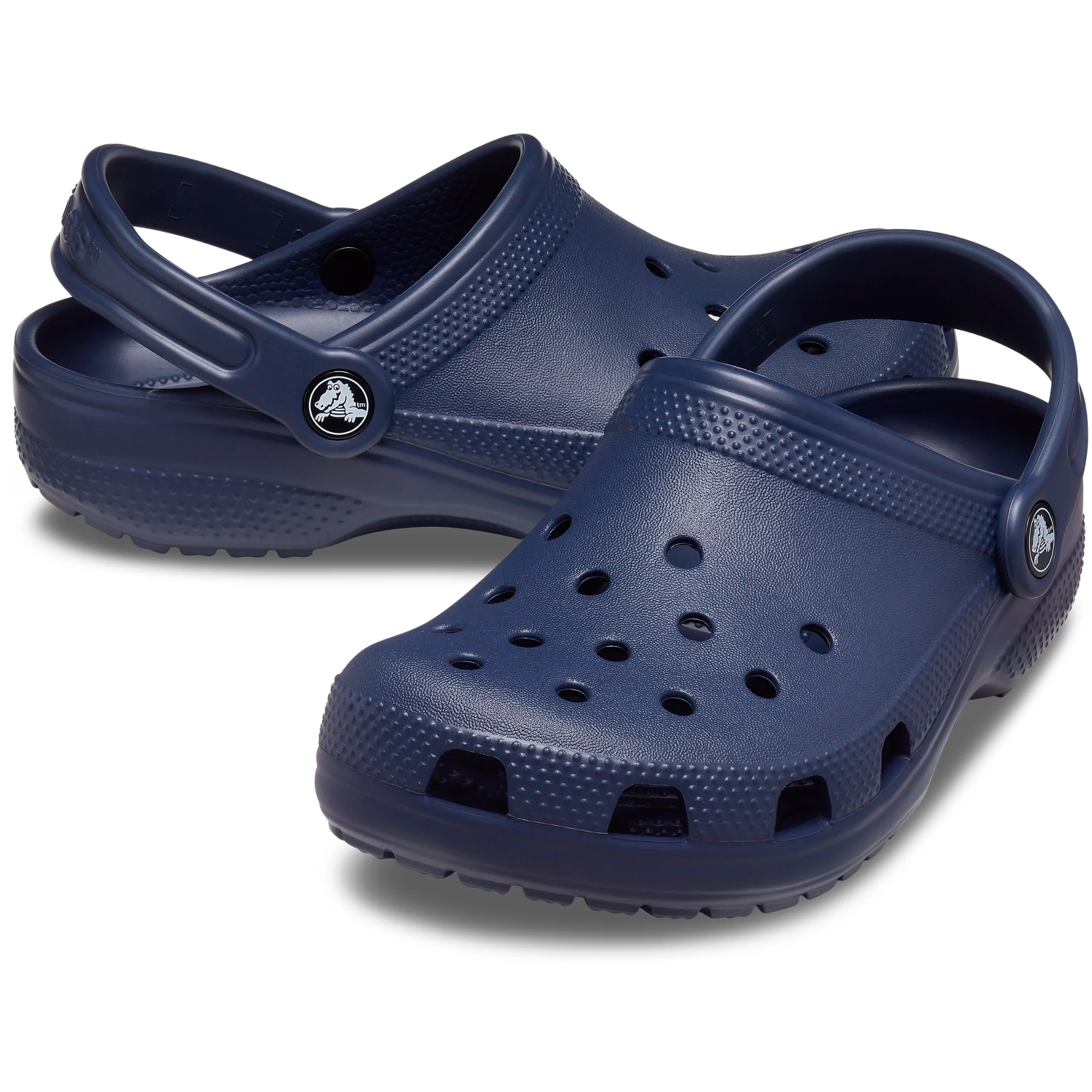 Crocs Classic Clogs - Junior (Navy)(Sizes C11-J4) - Image 6