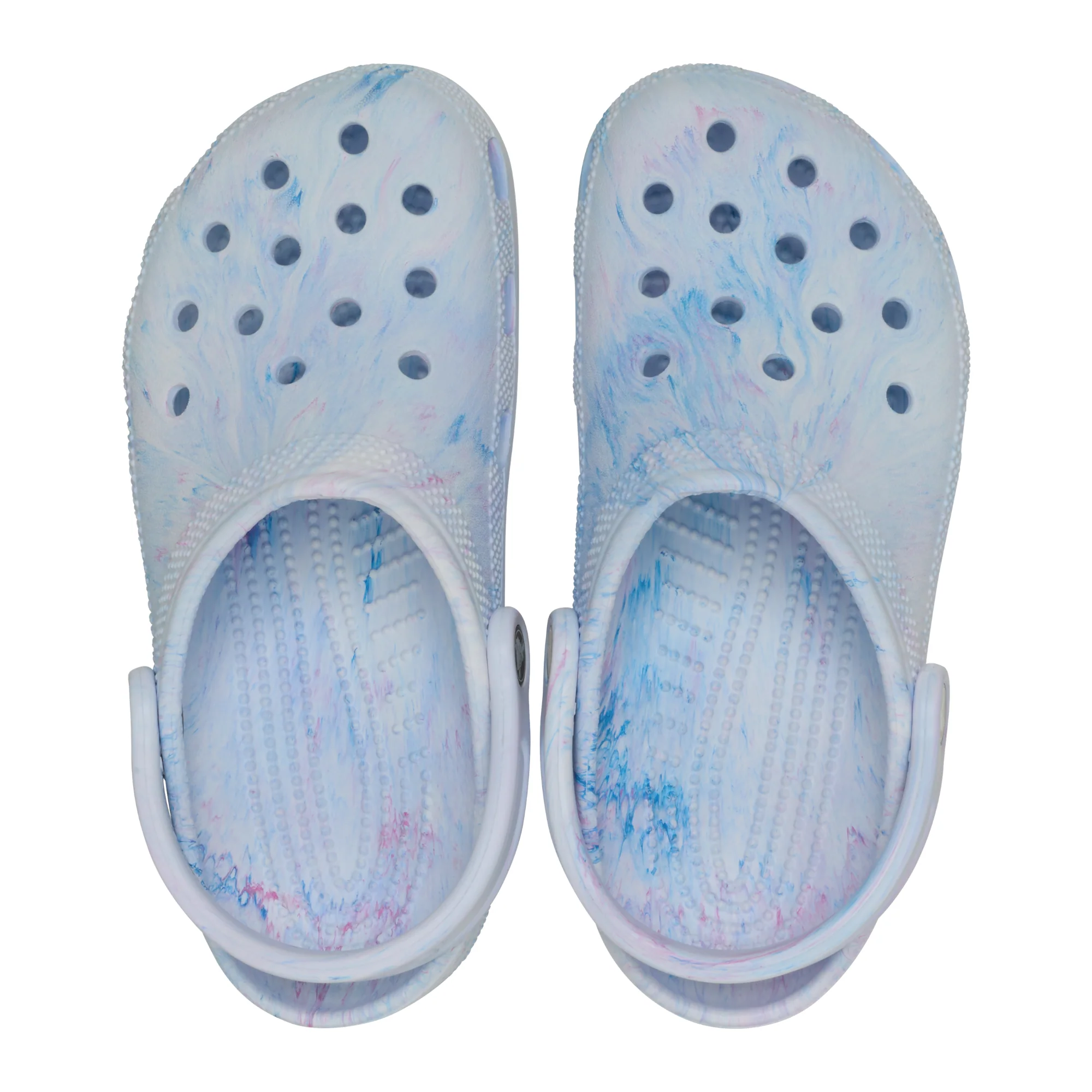 Crocs Unisex Classic Watercolour Marbled Clogs (Oxygen Swirl) - Image 5