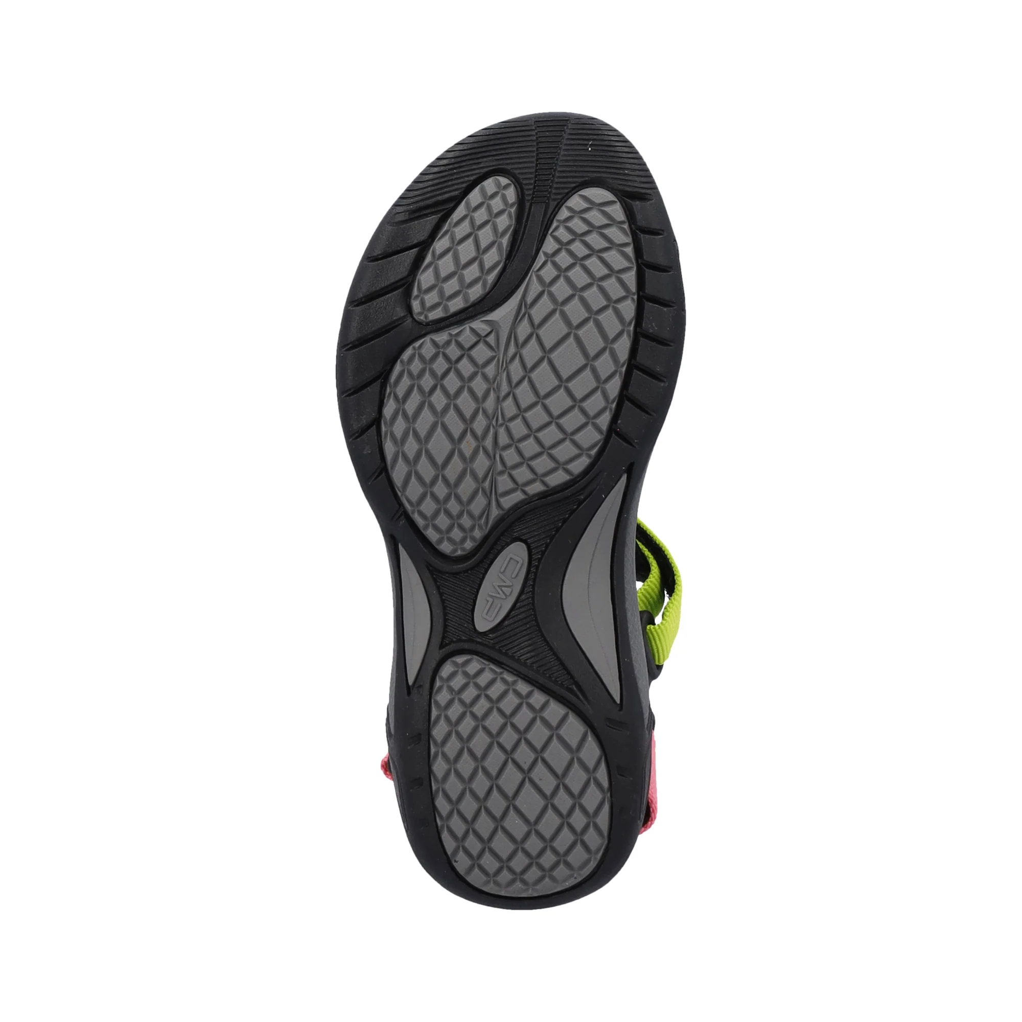 CMP Kids Hamal Vegan Friendly Hiking Sandals (Lagoon/Pink Fluo/Acido)(Sizes EU31-37) - Image 4