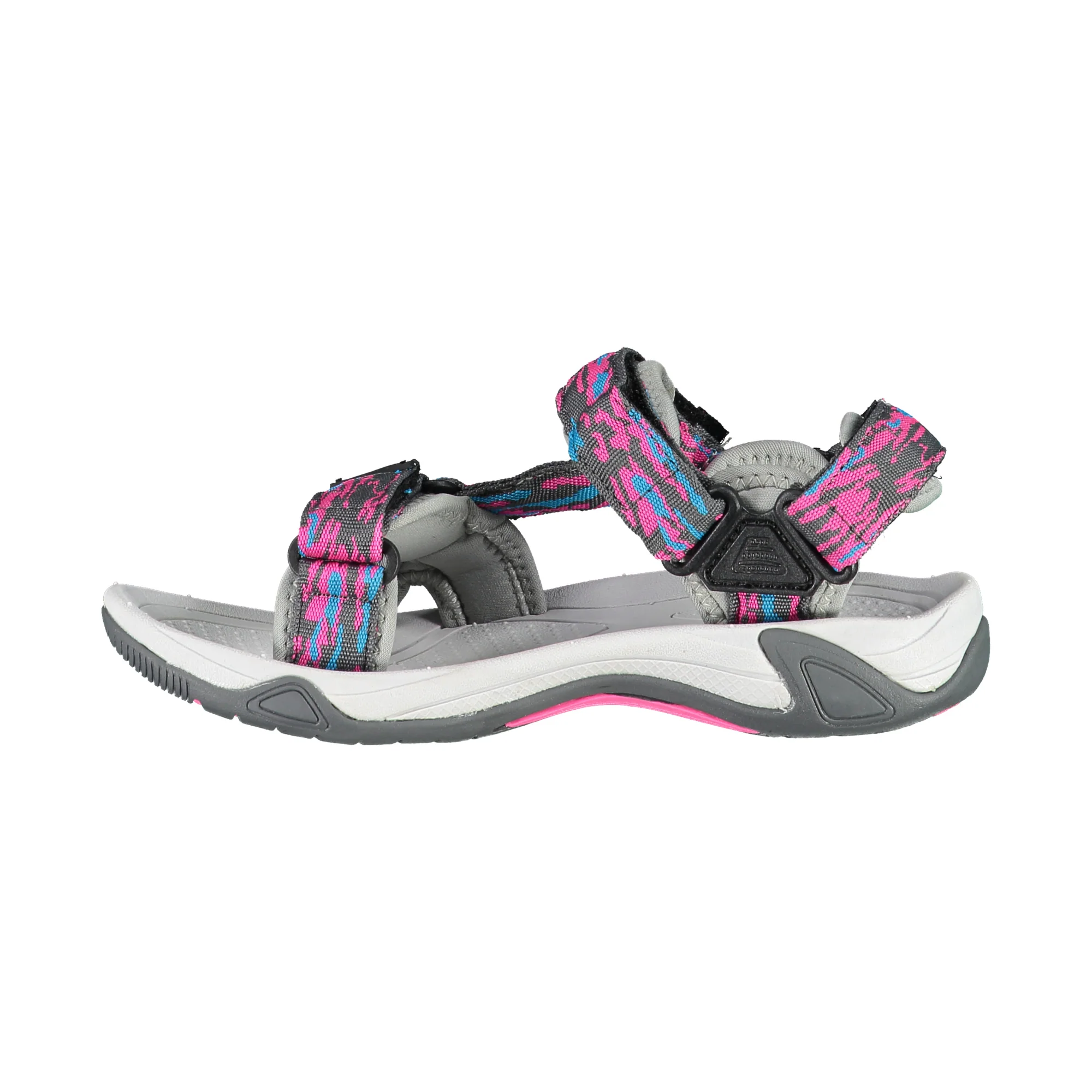 CMP Kids Hamal Vegan Friendly Hiking Sandals (Purple Fluo/Ghiaccio)(Sizes EU28-37) - Image 2