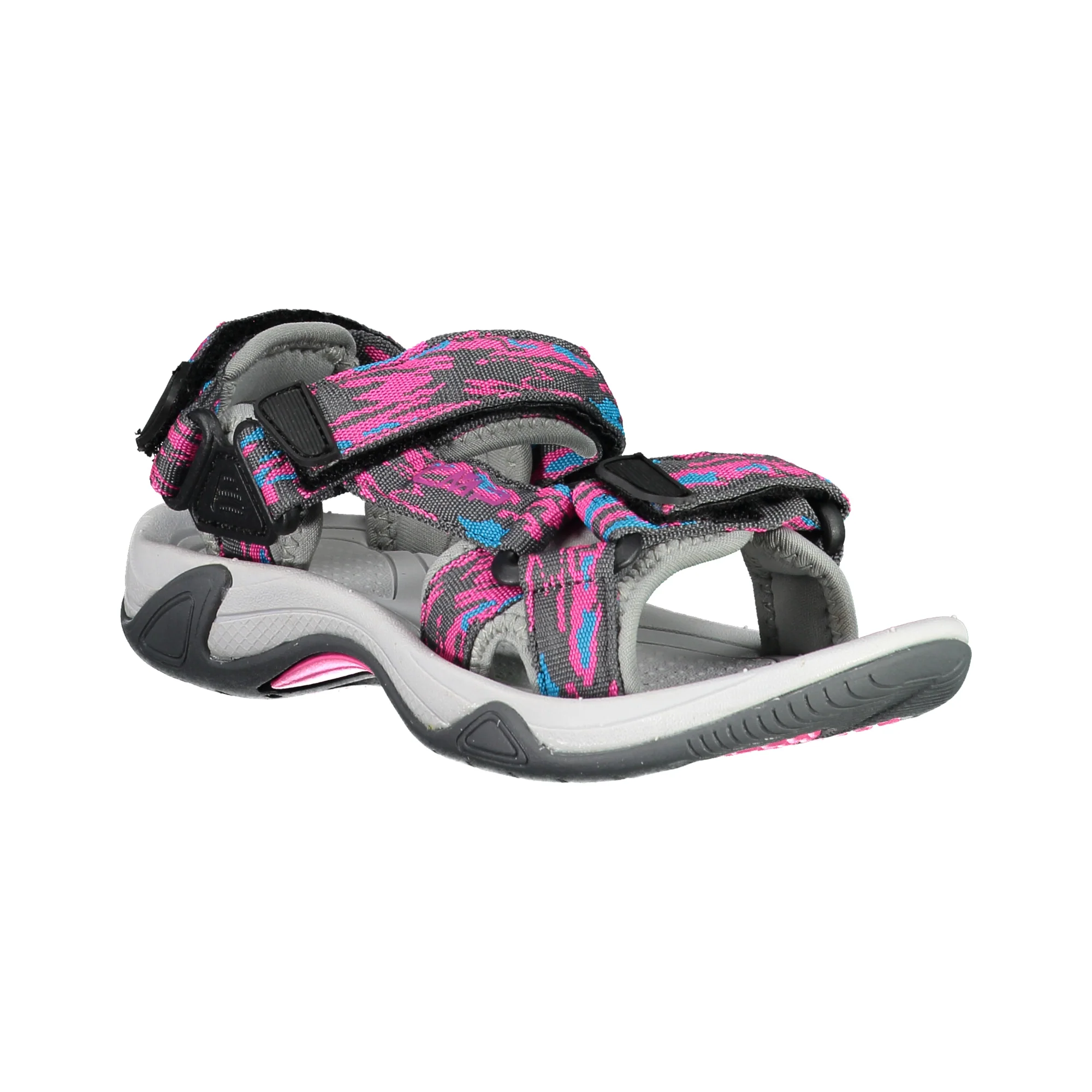 CMP Kids Hamal Vegan Friendly Hiking Sandals (Purple Fluo/Ghiaccio)(Sizes EU28-37) - Image 3