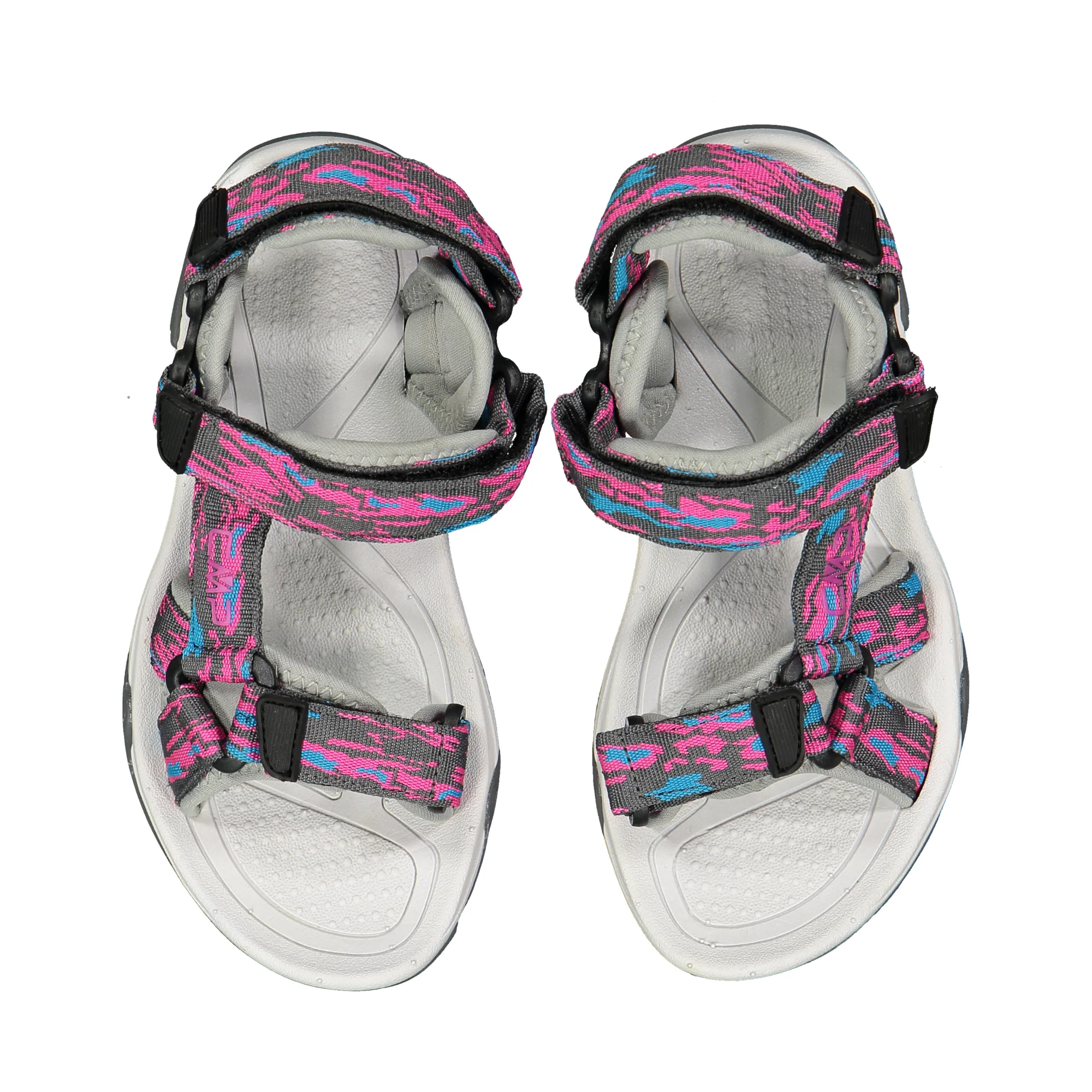 CMP Kids Hamal Vegan Friendly Hiking Sandals (Purple Fluo/Ghiaccio)(Sizes EU28-37) - Image 5