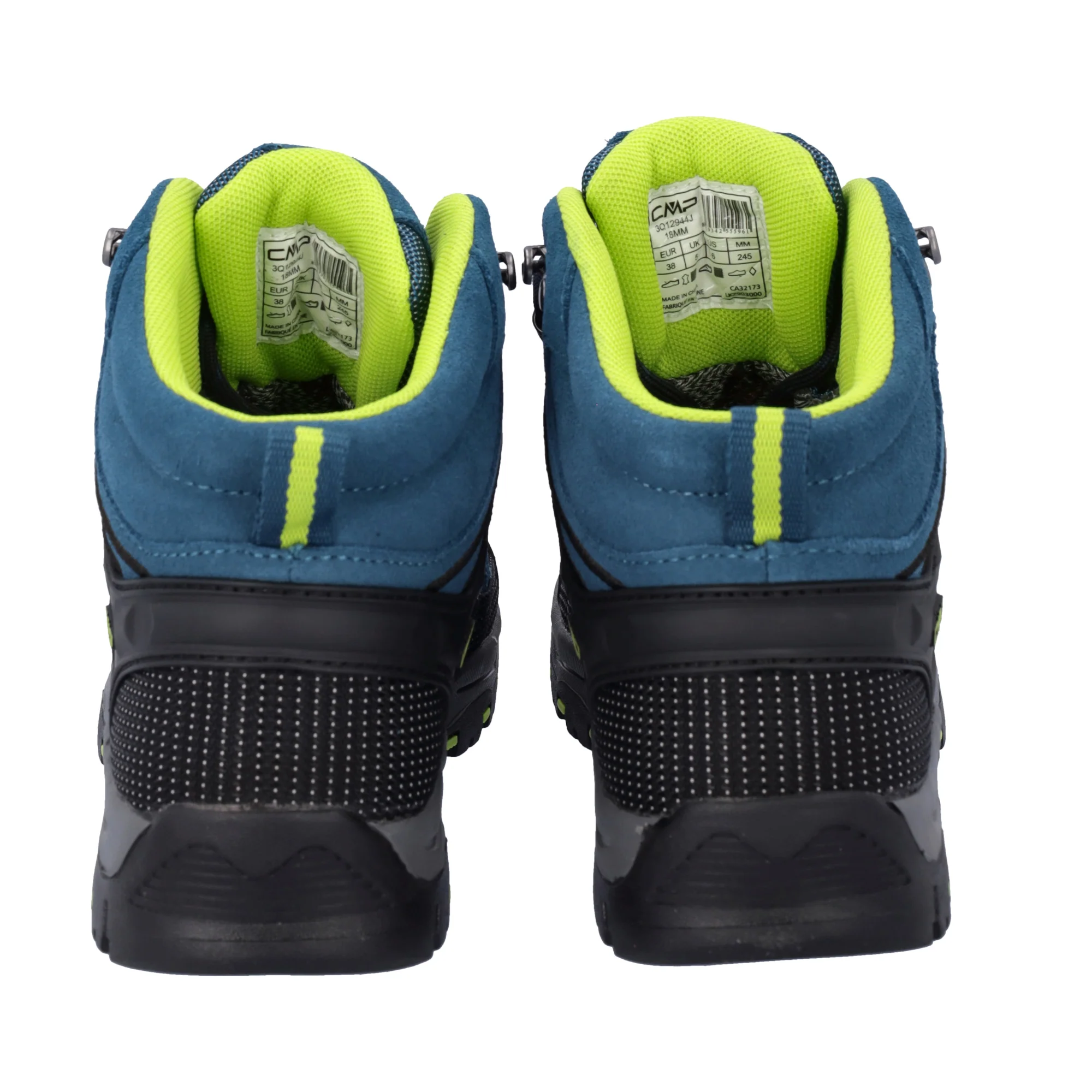 CMP Kids Rigel Waterproof Mid Trail Boots (Deep Lake/Acido)(Sizes EU28-37) - Image 6