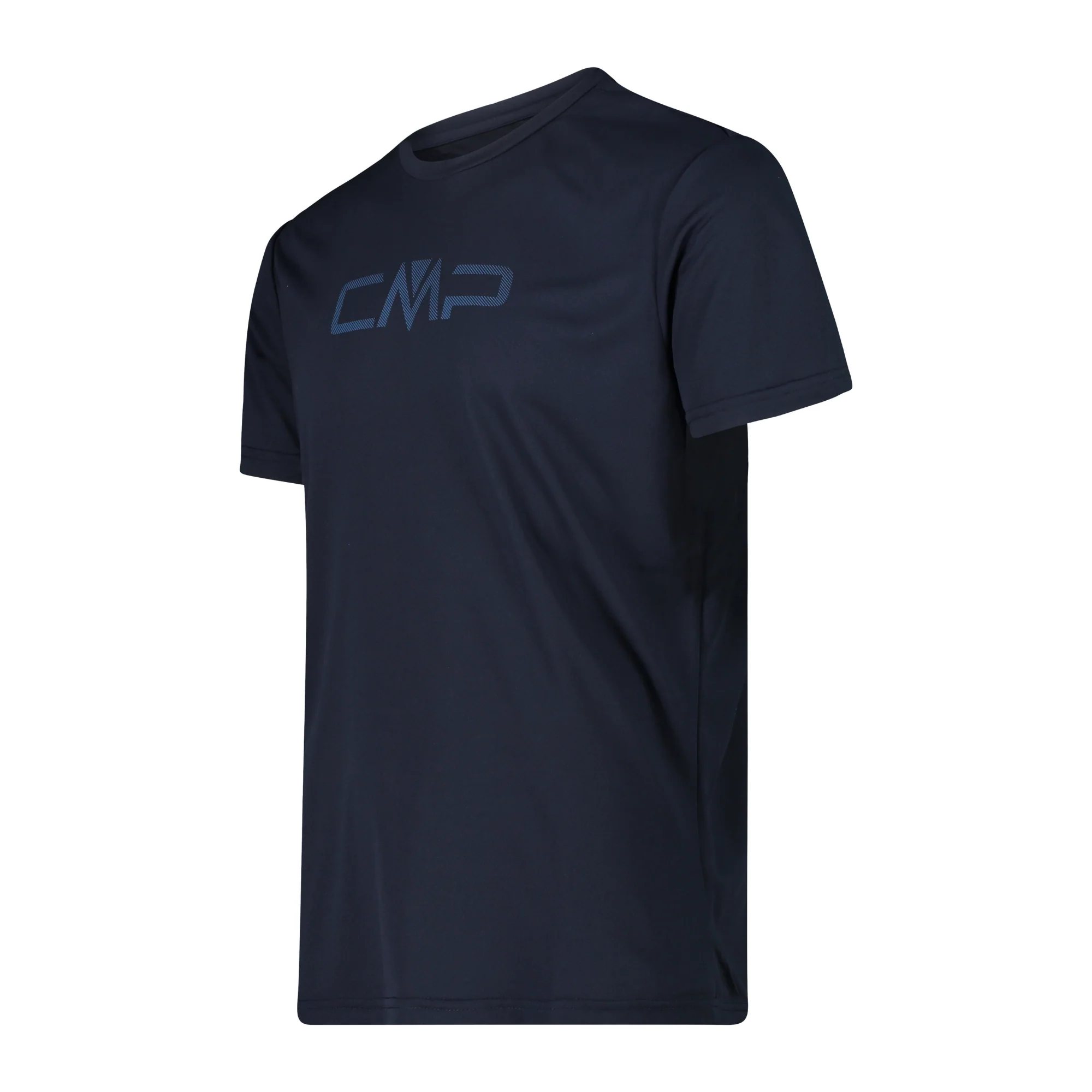 CMP Men's Round Neck Logo Technical Tee (B. Blue/Dusty Blue) - Image 2