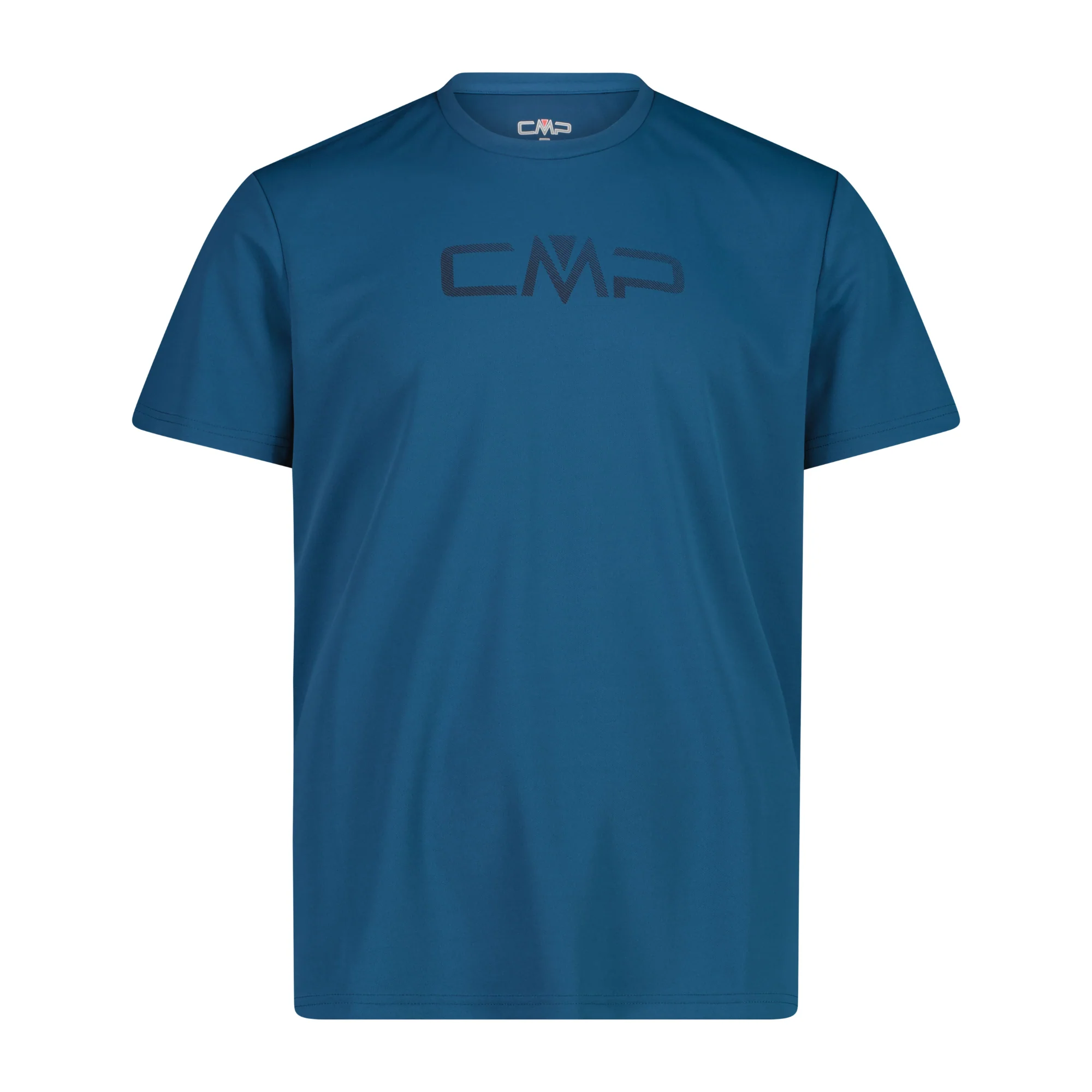 CMP Men's Round Neck Logo Technical Tee (Petroleum)