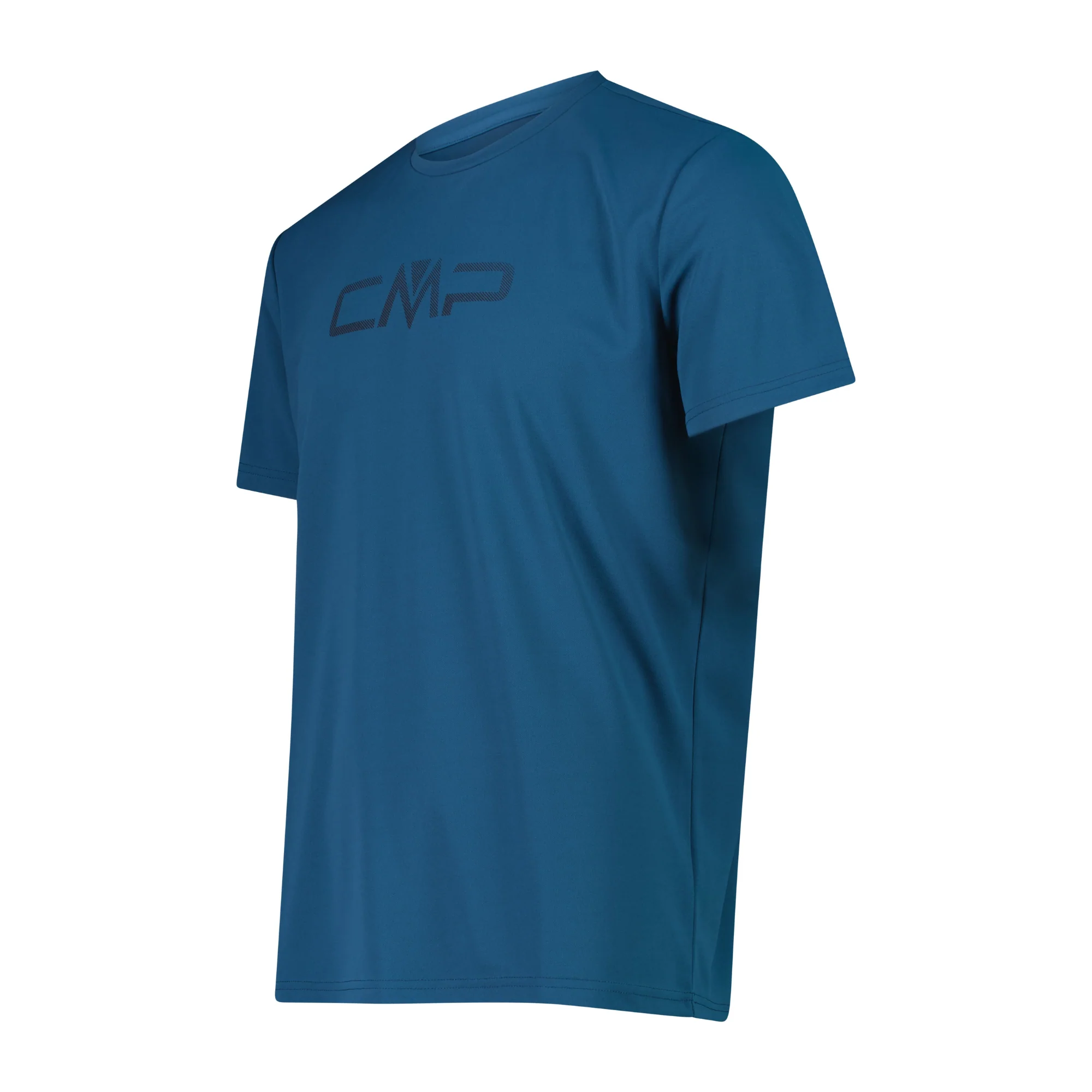 CMP Men's Round Neck Logo Technical Tee (Petroleum) - Image 2