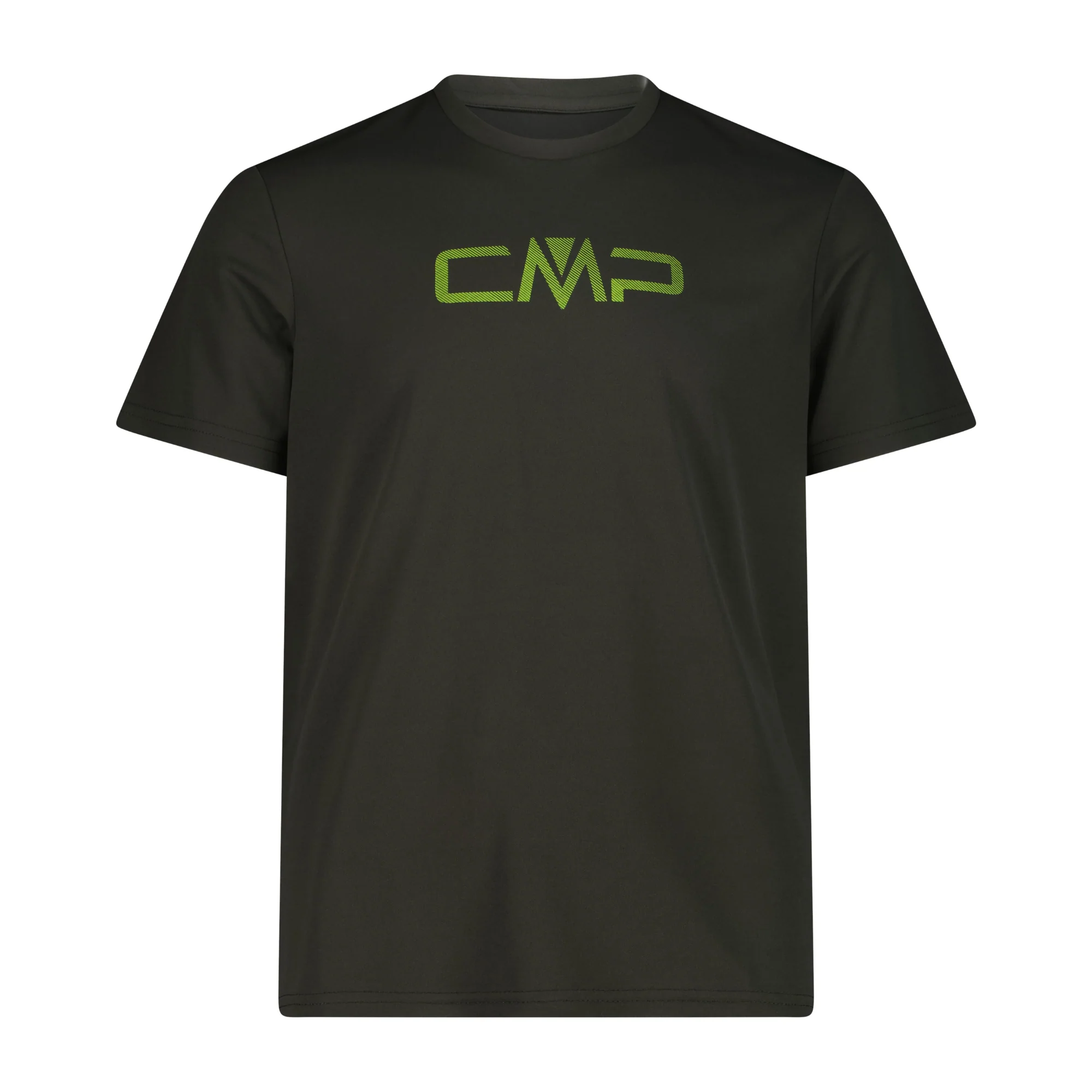 CMP Men's Round Neck Logo Technical Tee (Pine)