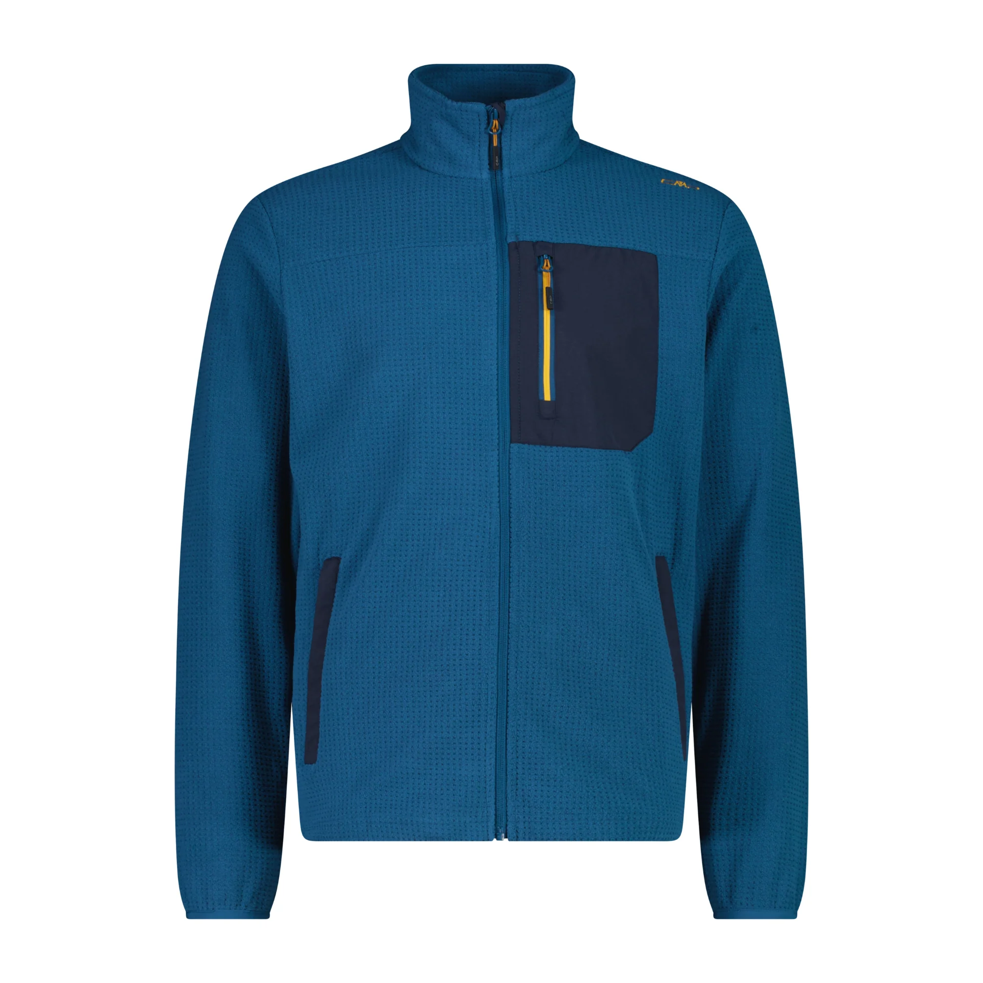 CMP Men's Jacquard Arctic Full Zip Fleece (Petroleum)