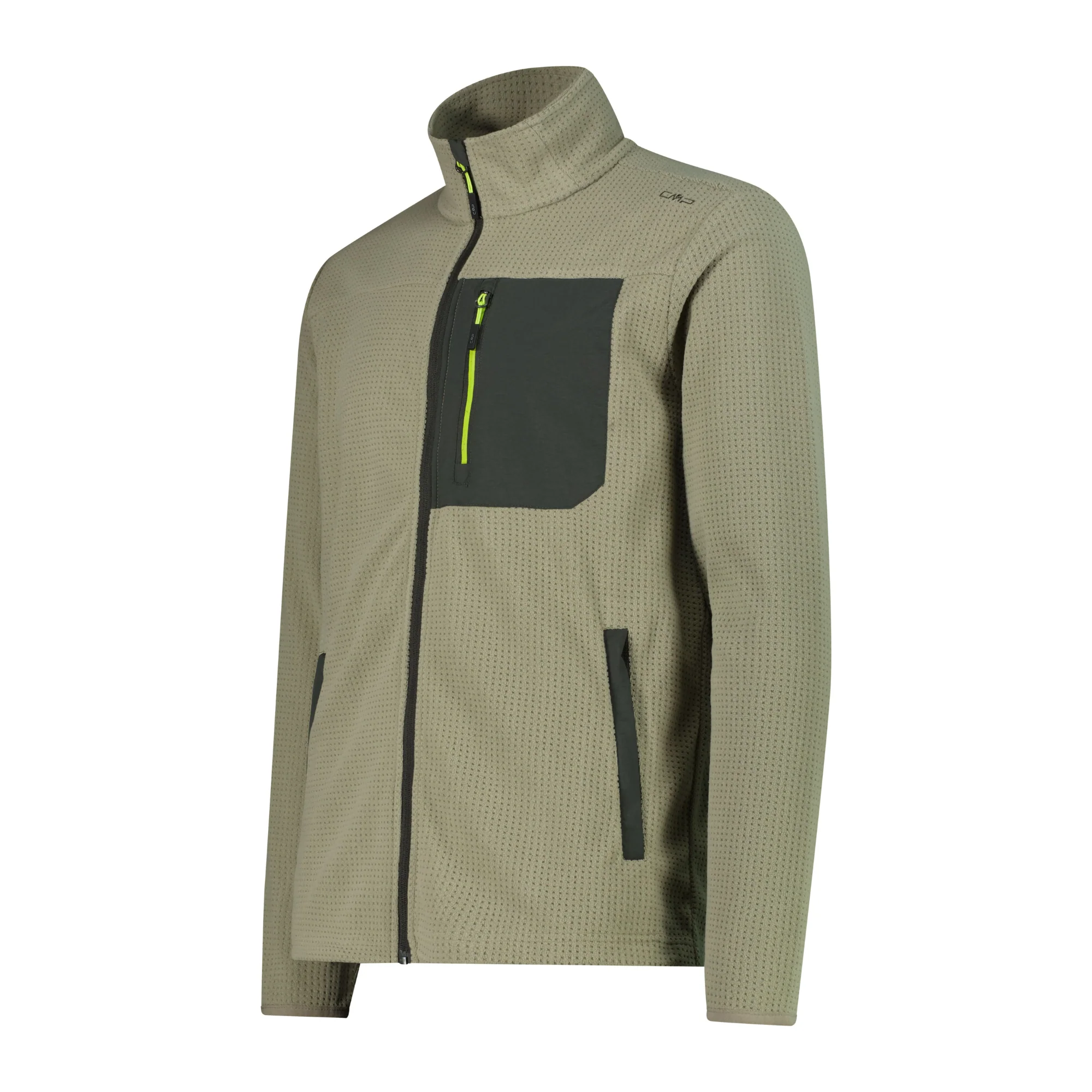 CMP Men's Jacquard Arctic Full Zip Fleece (Sage) - Image 2
