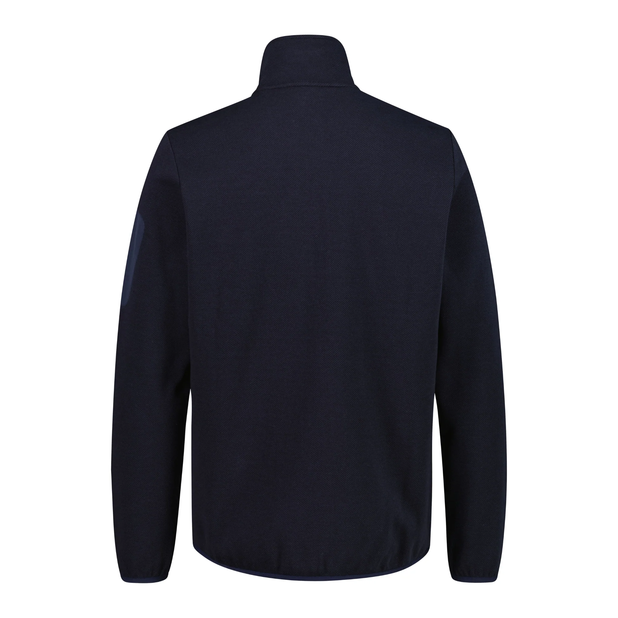 CMP Men's Jacquard Knit-Tech Full Zip Fleece (Black Blue) - Image 3