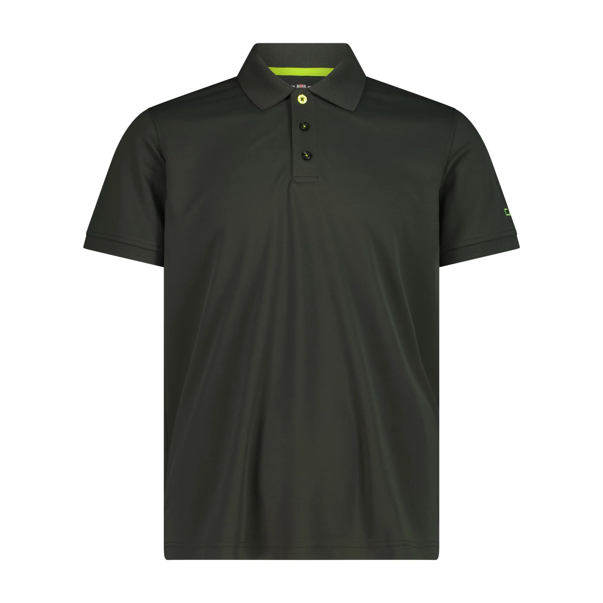 CMP Men's Piquet Short Sleeve Technical Polo Shirt (Pine)