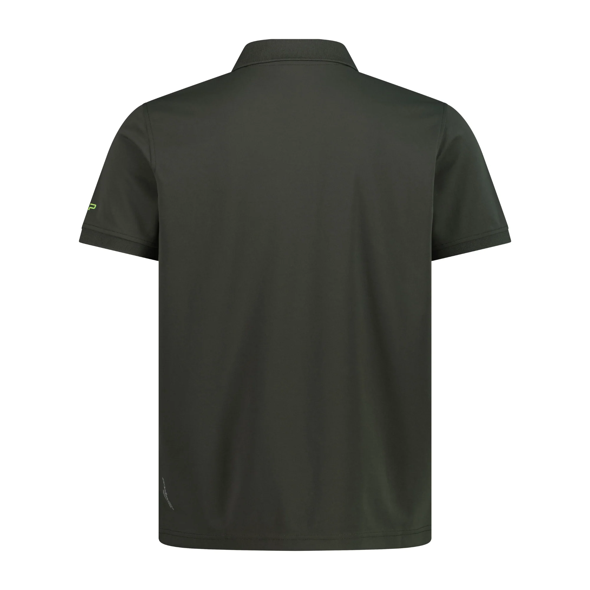 CMP Men's Piquet Short Sleeve Technical Polo Shirt (Pine) - Image 3
