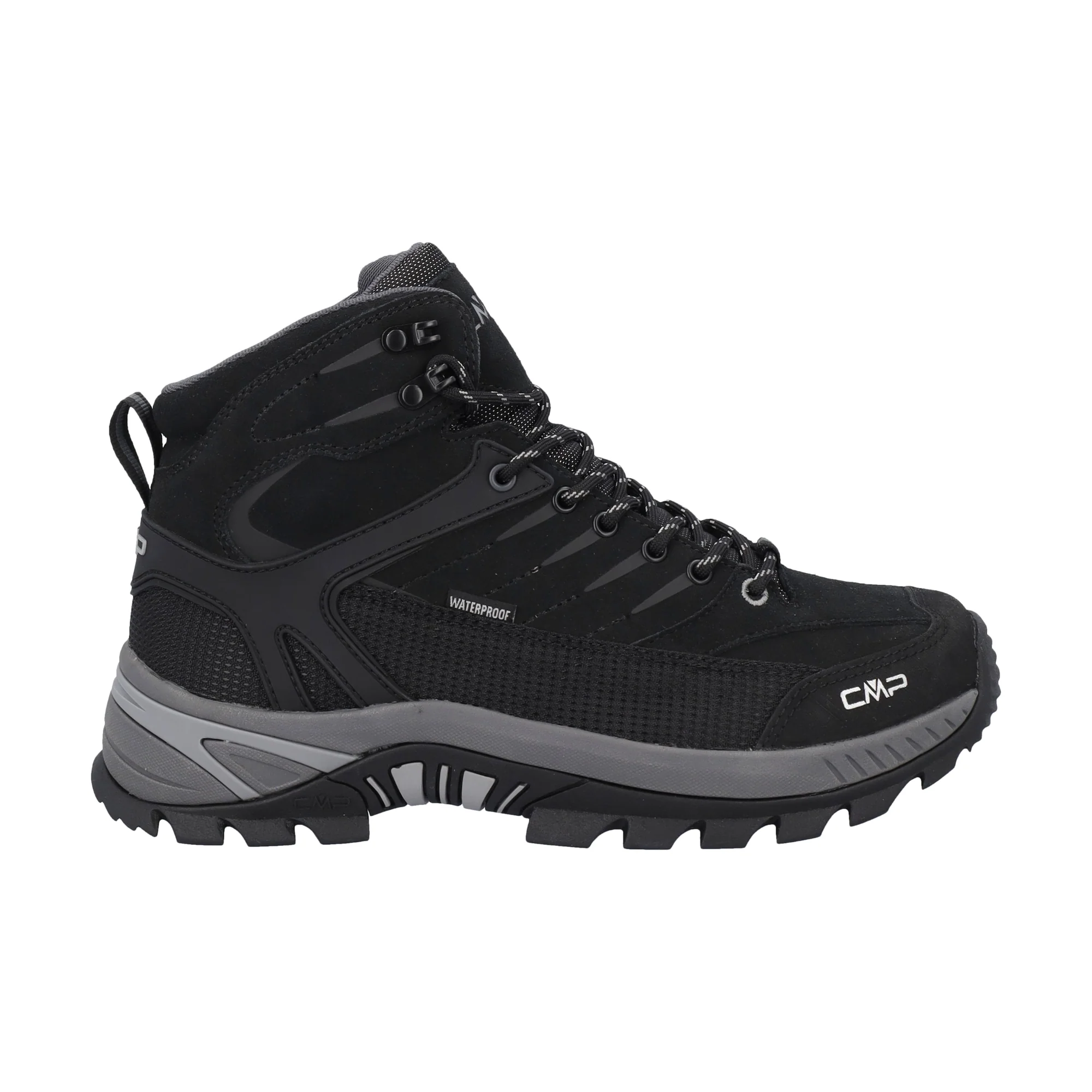 CMP Men's Rigel Trekking 2.0 Waterproof Mid Trail Boots (Nero/Grey)