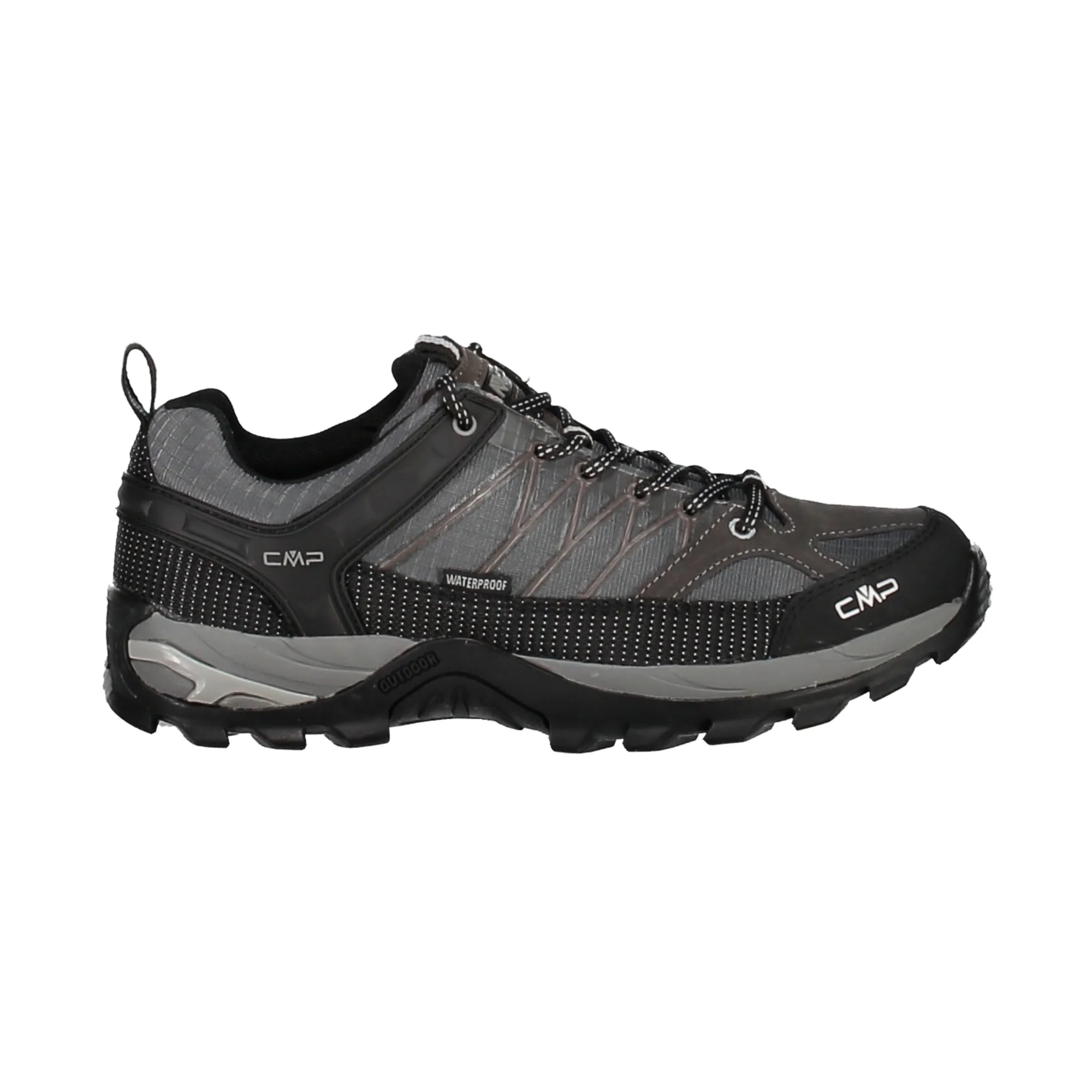 CMP Men's Rigel Low Trekking Waterproof Trail Shoes (Grey)
