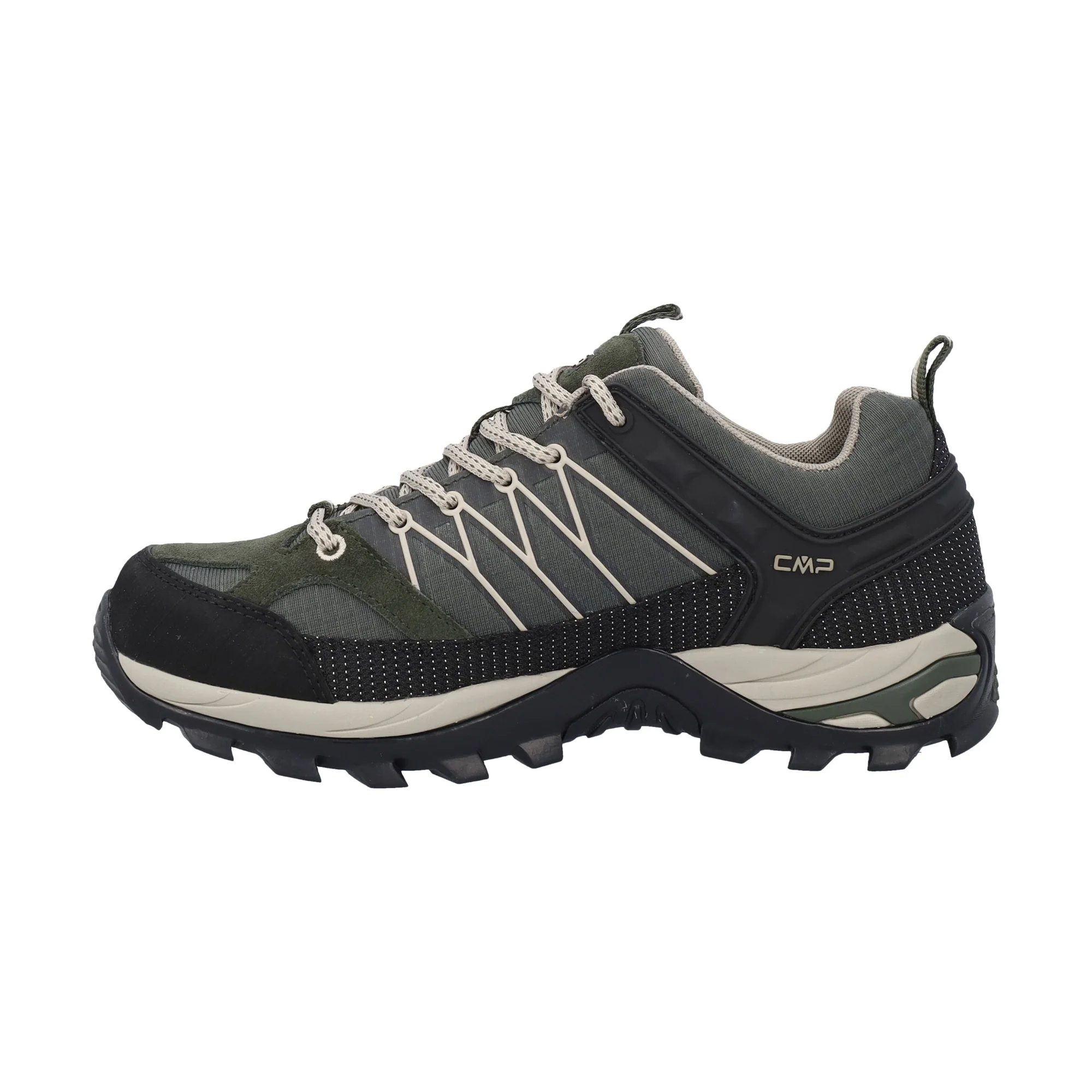 CMP Men's Rigel Low Trekking Waterproof Trail Shoes (Pine/Corda) - Image 2