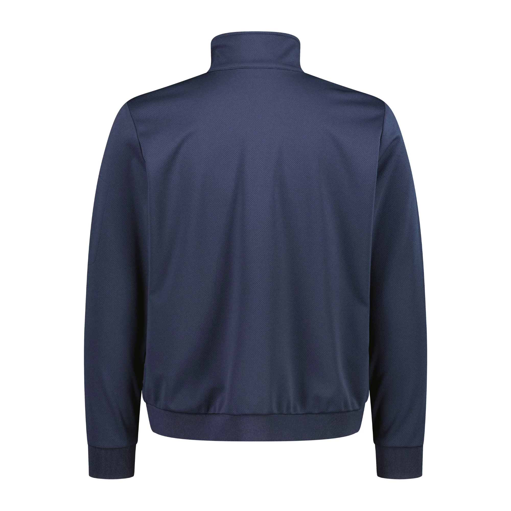 CMP Men's Jacquard Softshell Jacket (Black Blue) - Image 3