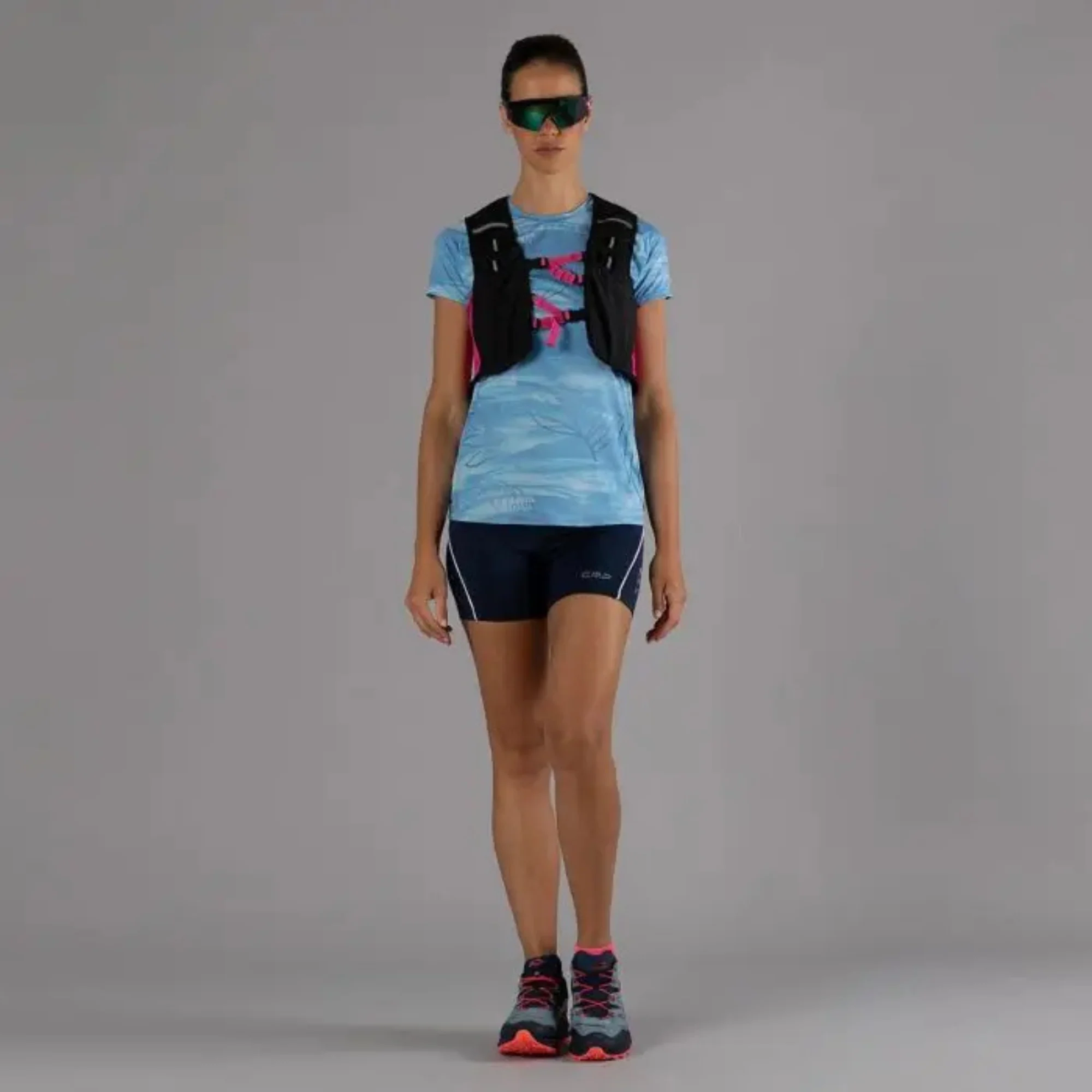 CMP Unisex Santa Fe 8L Trail Running Vest (Purple Fluo) - Image 6