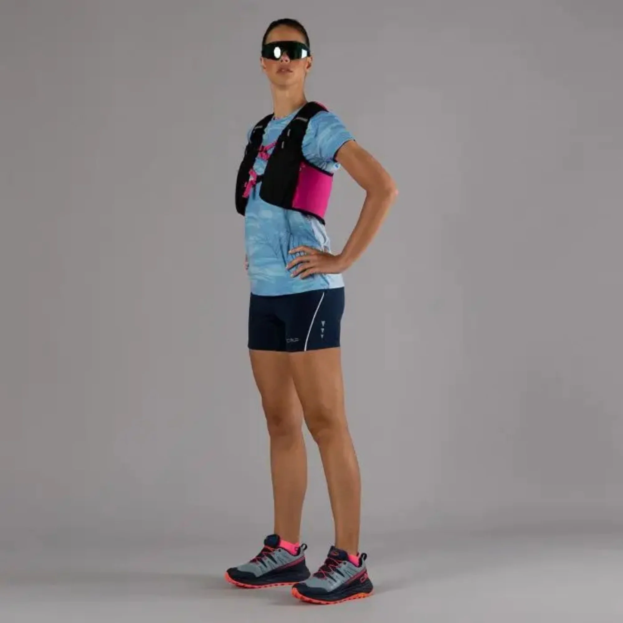 CMP Unisex Santa Fe 8L Trail Running Vest (Purple Fluo) - Image 7