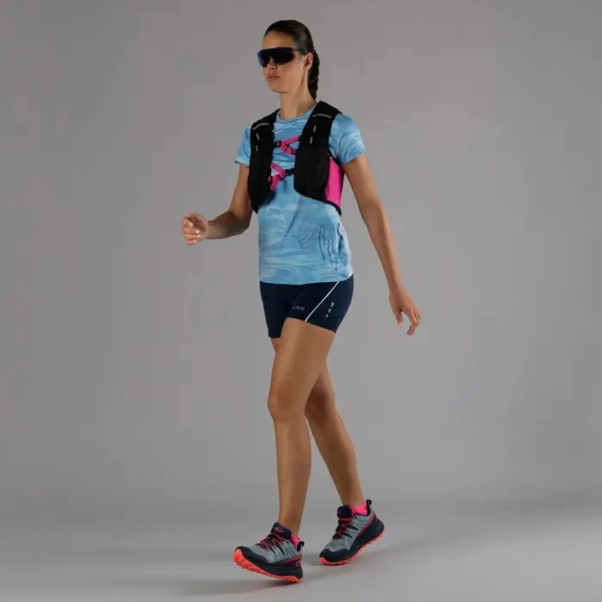 CMP Unisex Santa Fe 8L Trail Running Vest (Purple Fluo) - Image 8