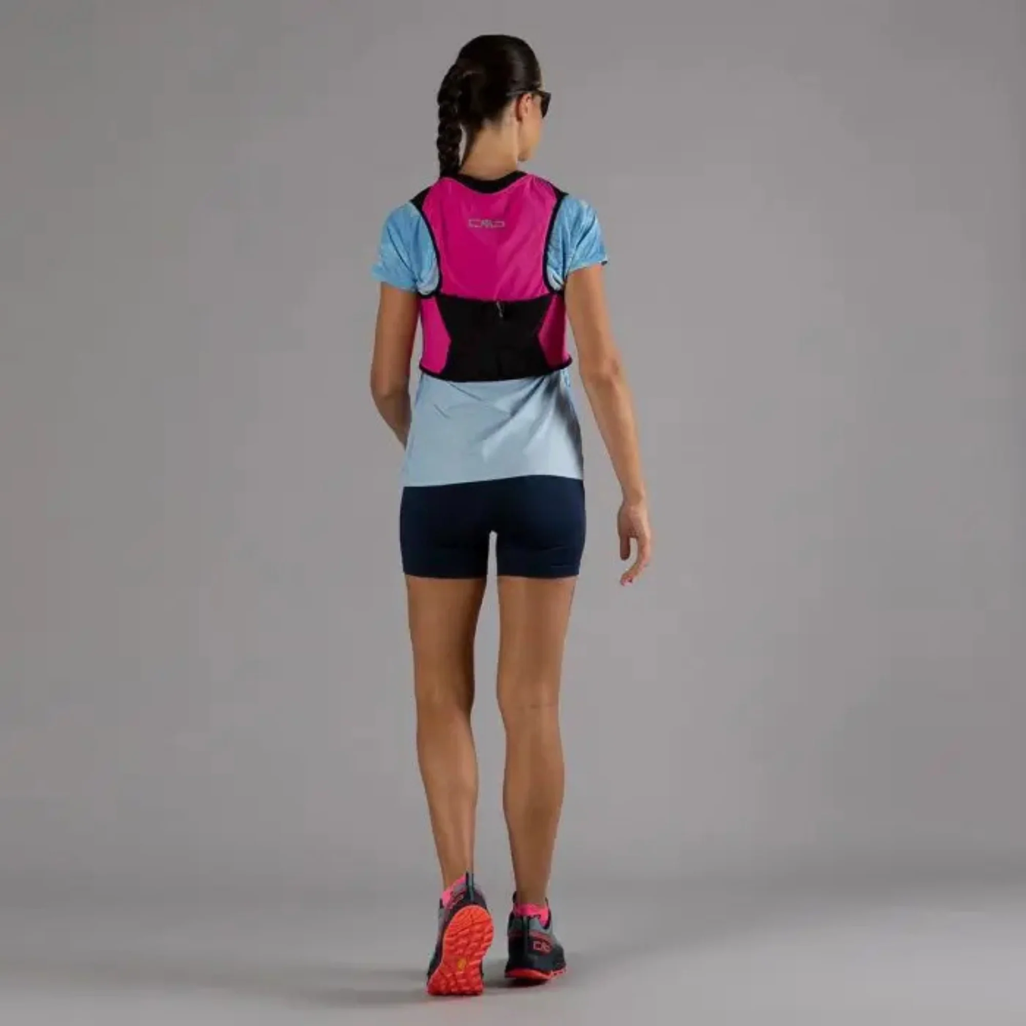 CMP Unisex Santa Fe 8L Trail Running Vest (Purple Fluo) - Image 9