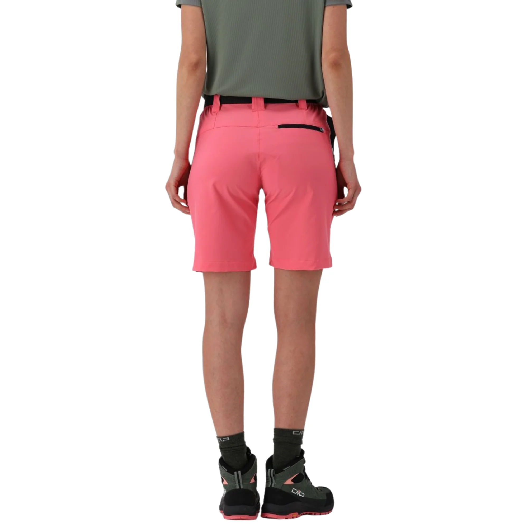 CMP Women's Bermuda Belted Shorts (Coral)(8in) - Image 8