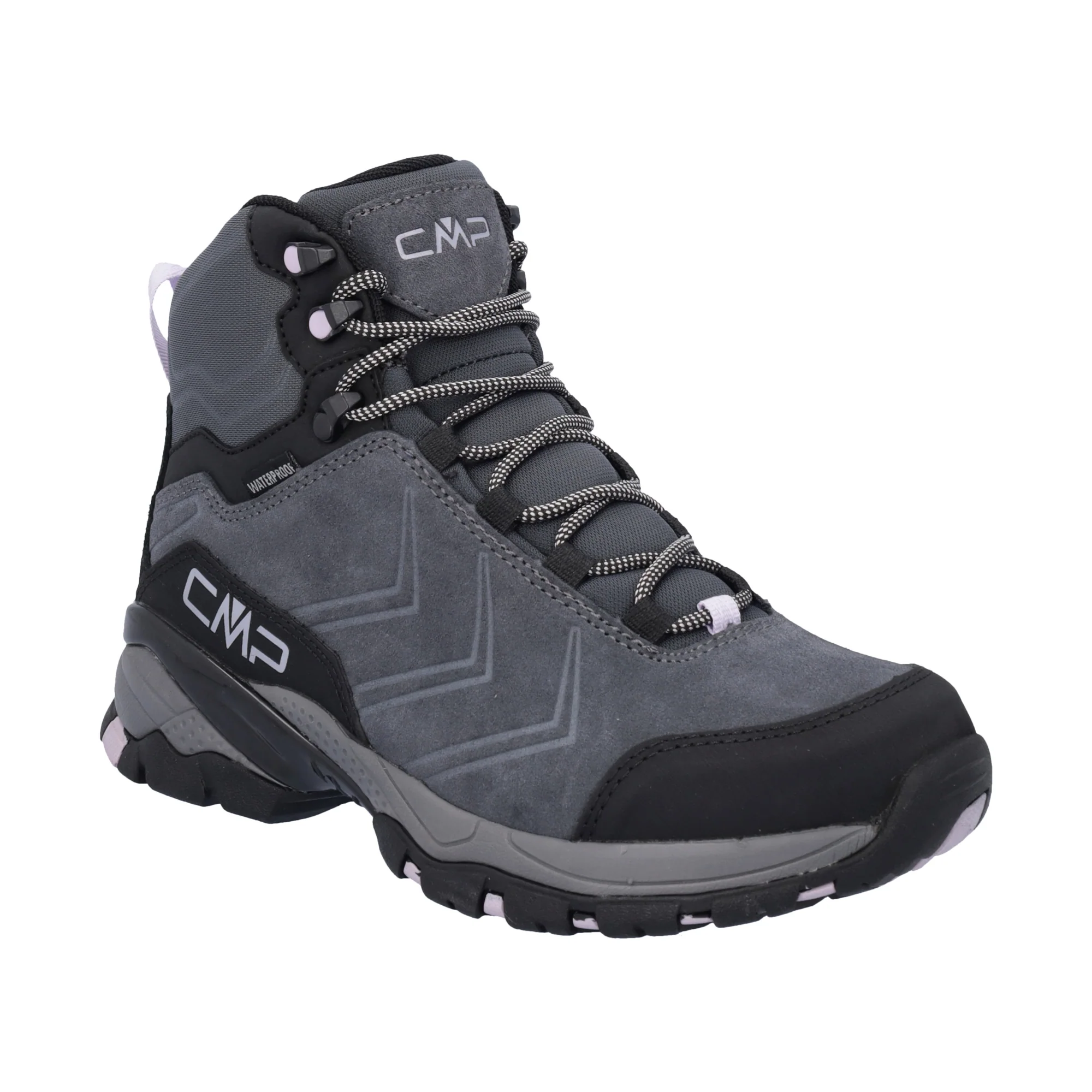 CMP Women's Melnick 2.0 Waterproof Mid Trail Boots (Titanio/Lilac) - Image 3