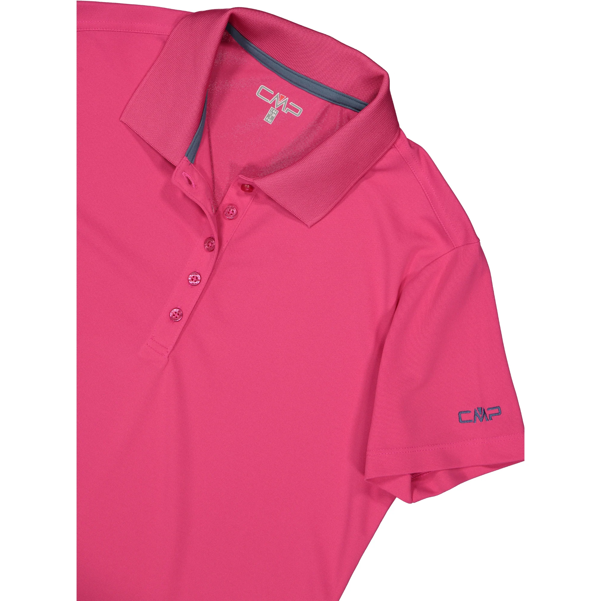 CMP Women's Piquet Short Sleeve Technical Polo Shirt (Magenta) - Image 4